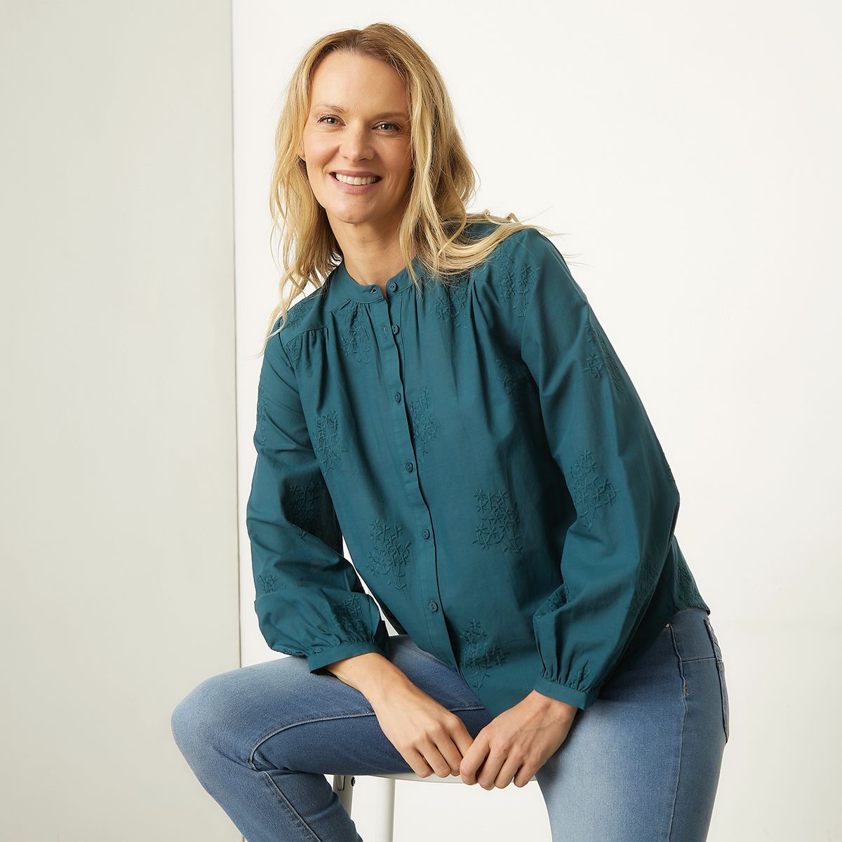 NEWPORT - Blusa Manga Larga Mujer Newport