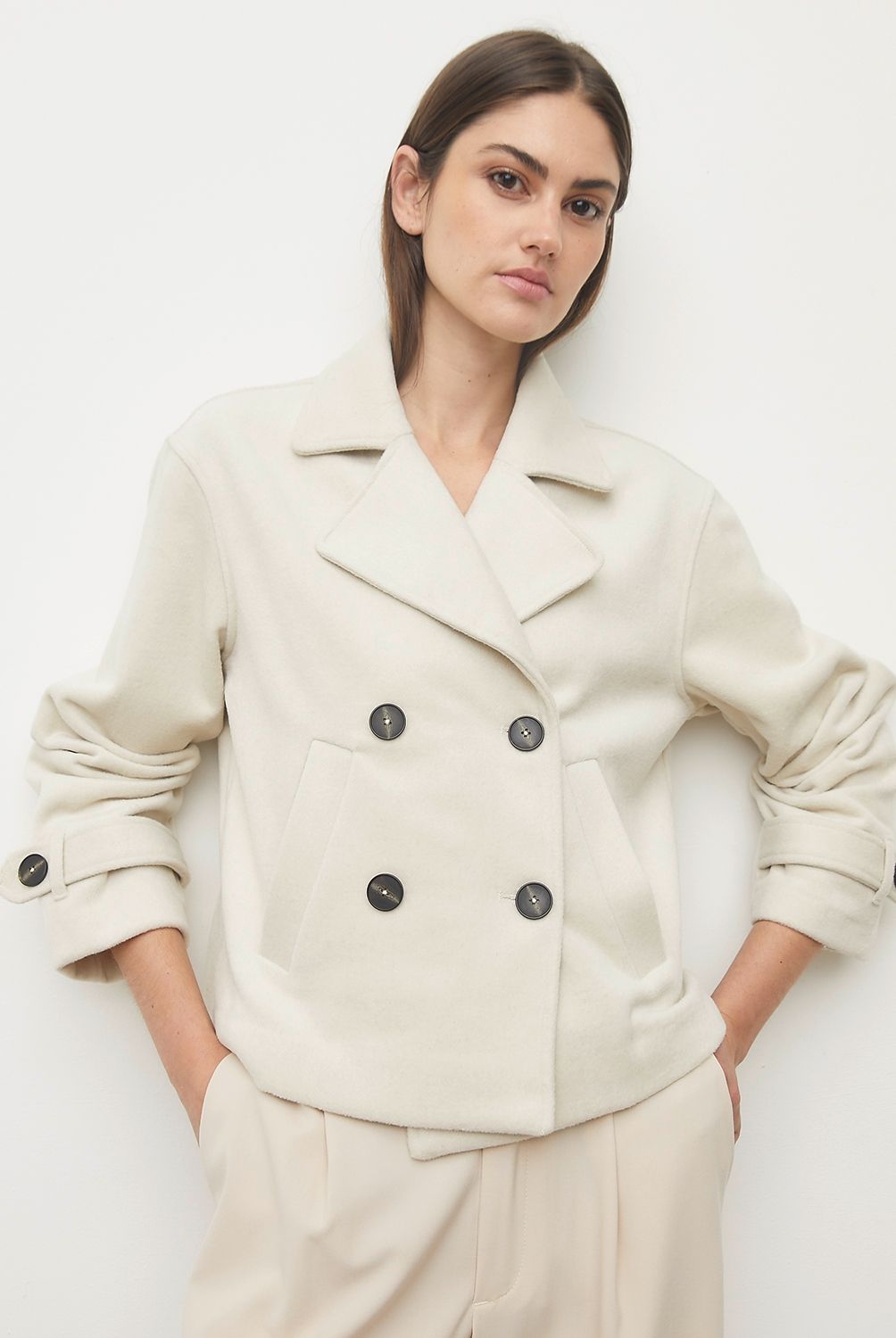 BASEMENT - Chaqueta Lana Mujer Basement