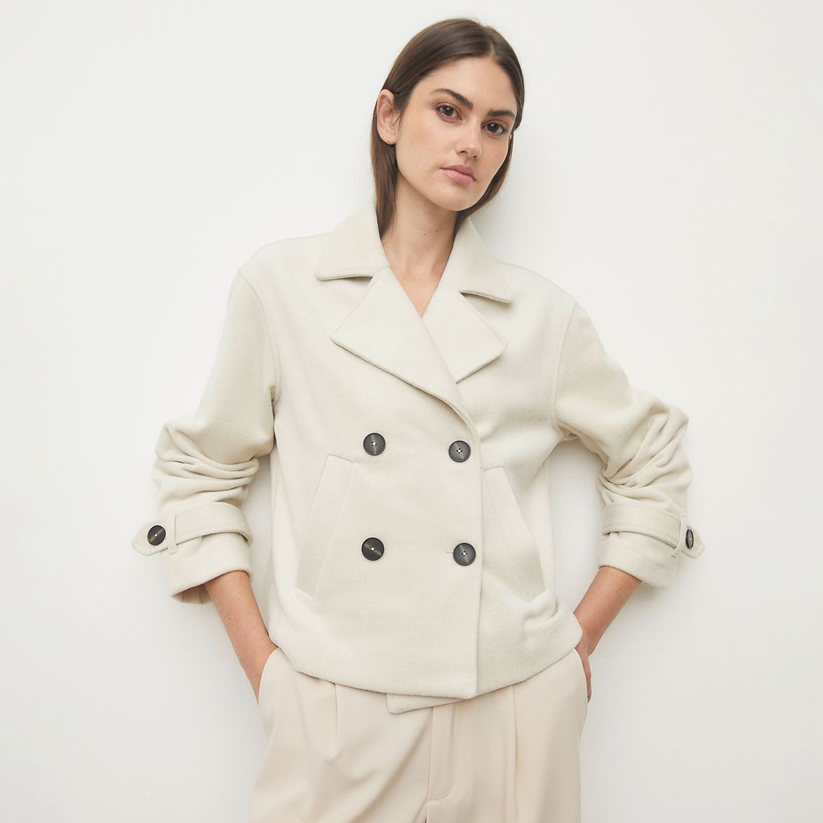 BASEMENT - Chaqueta Lana Mujer Basement