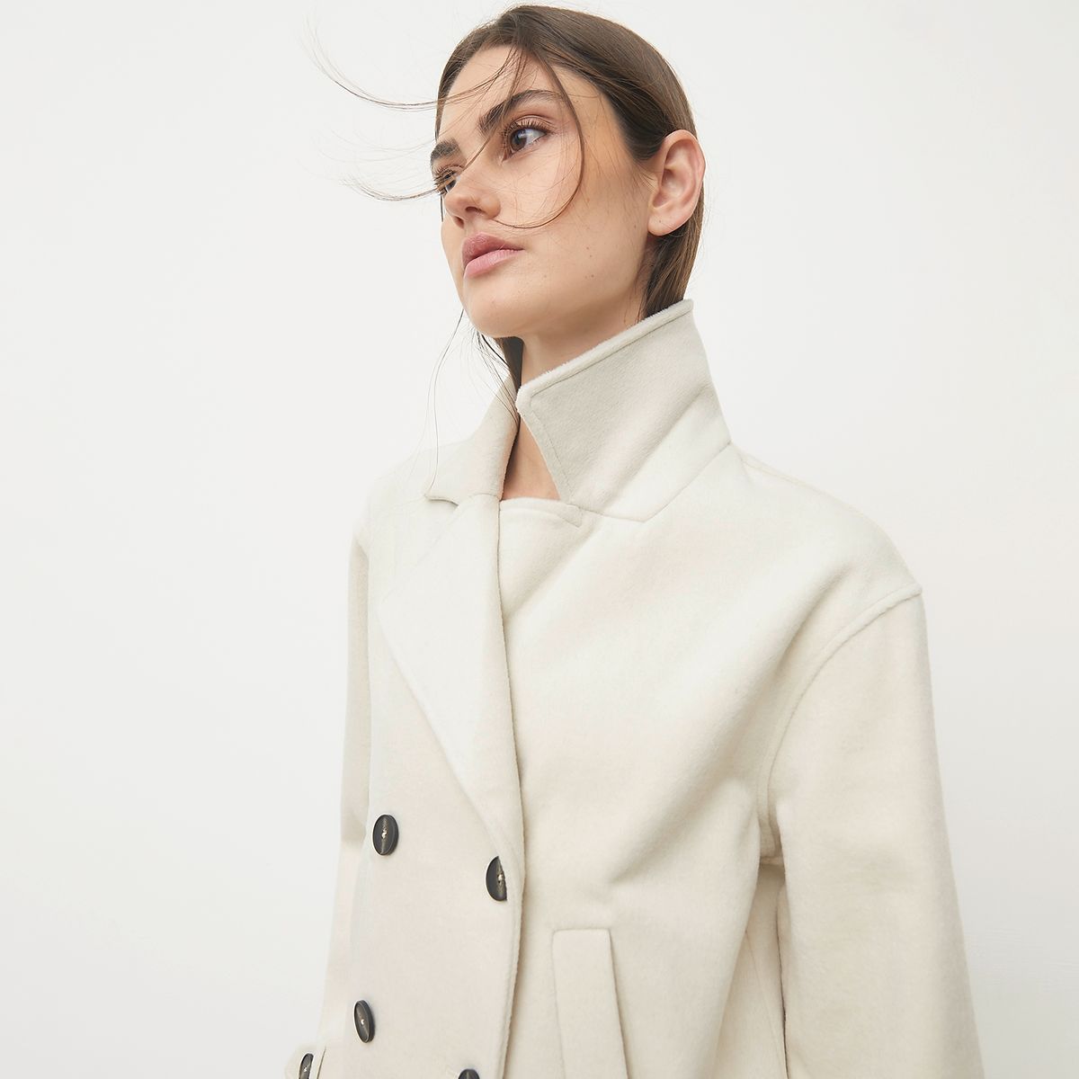 BASEMENT - Chaqueta Lana Mujer Basement