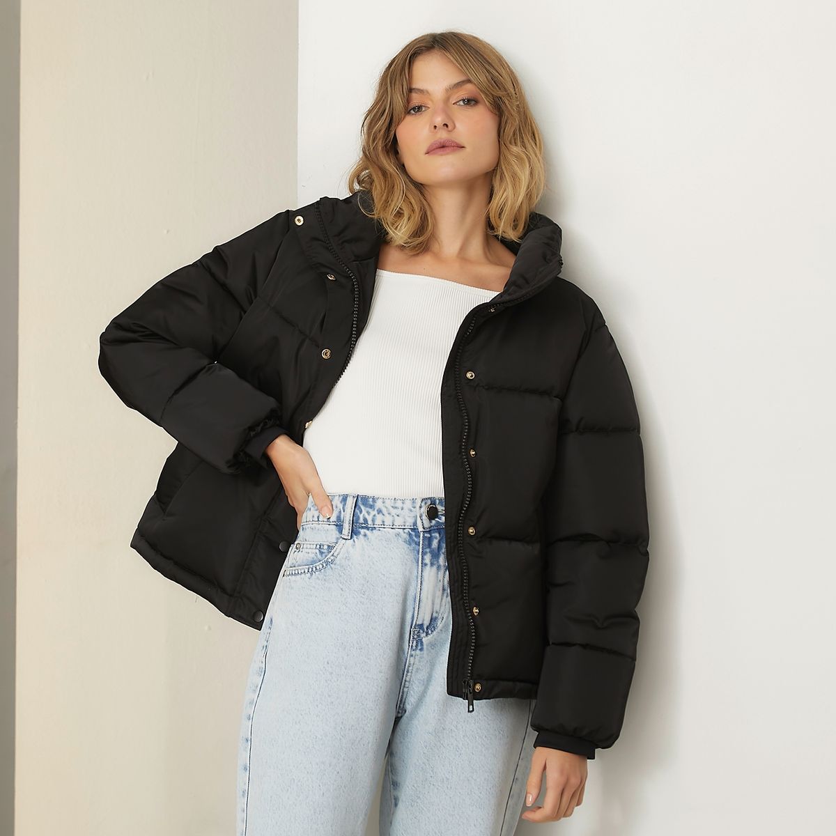 BASEMENT - Parka Puffer Mujer Basement