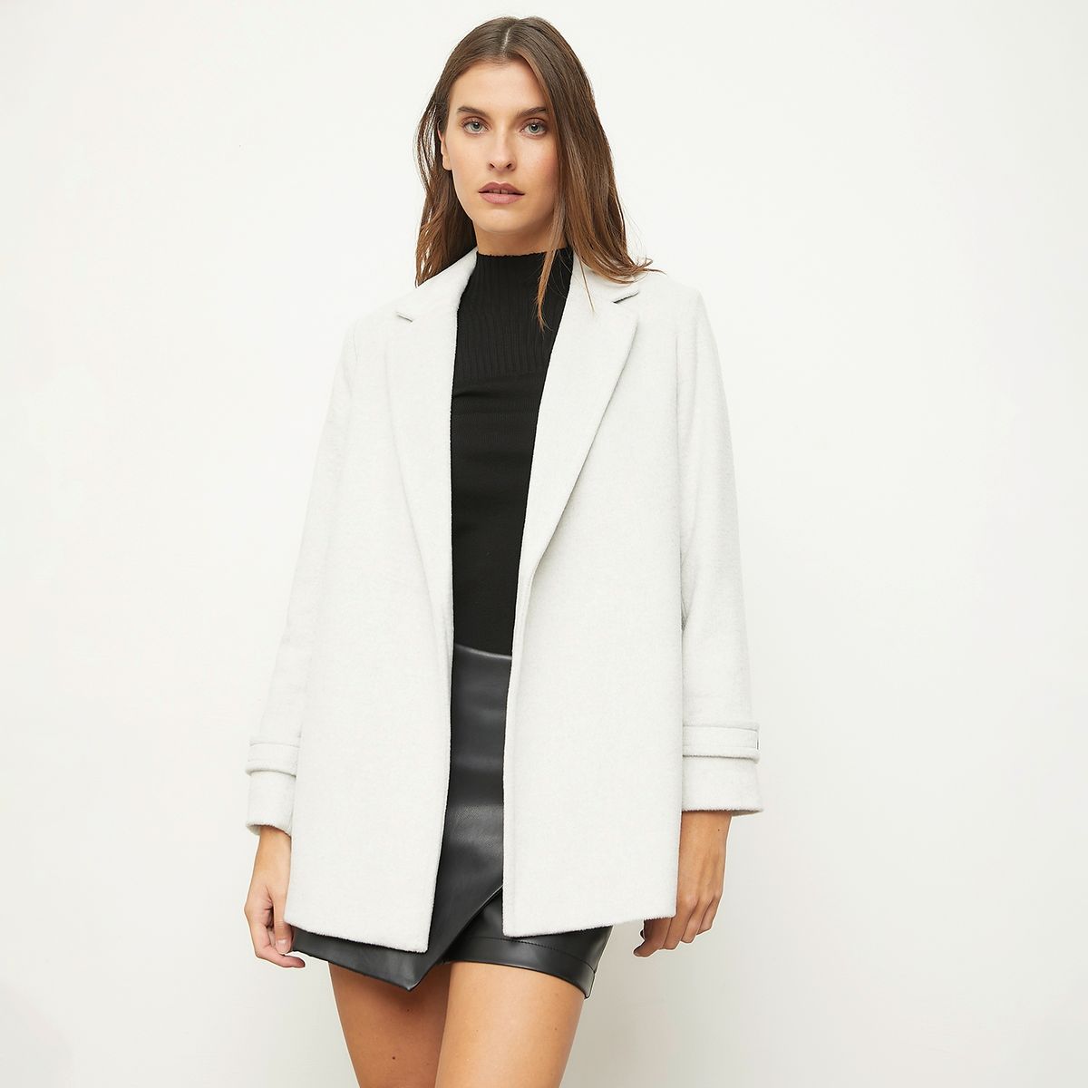 BASEMENT - Abrigo Paño Mujer Basement