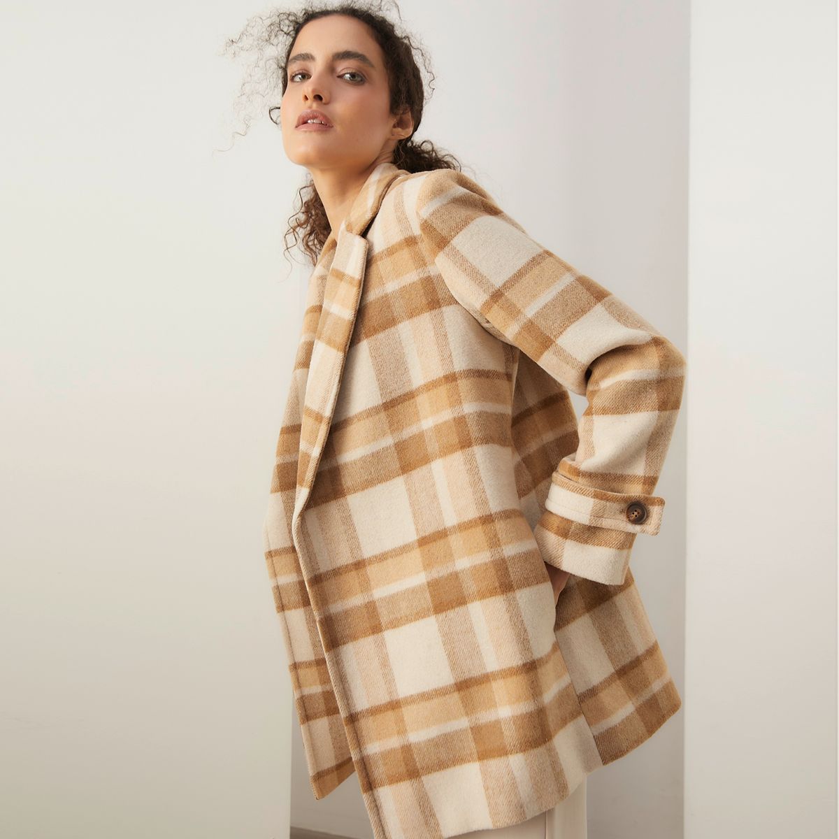 BASEMENT - Abrigo Paño Mujer Basement