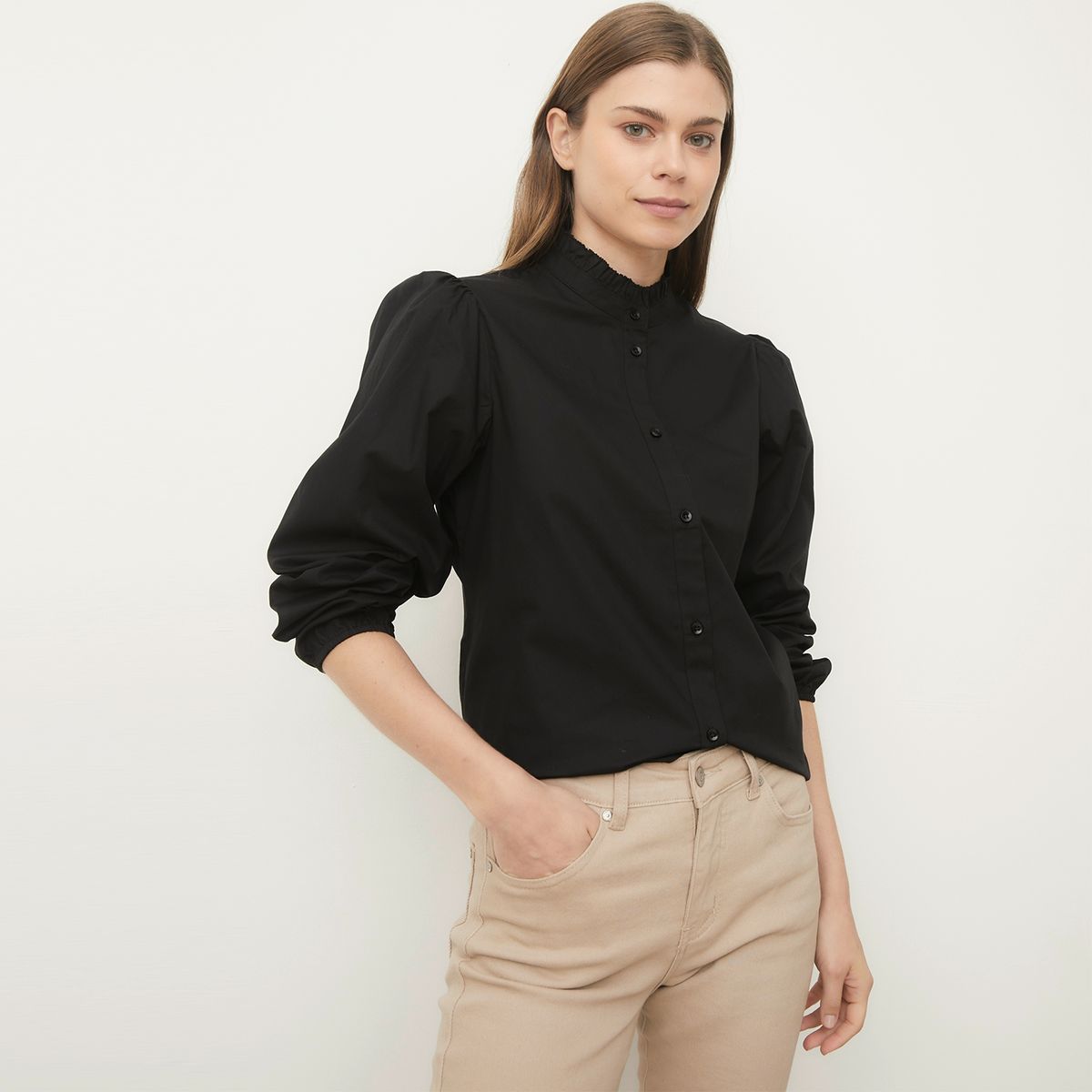 UNIVERSITY CLUB - Blusa Manga Larga Algodón Mujer University Club