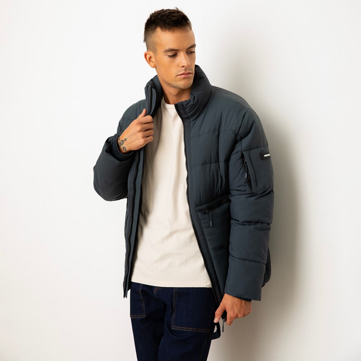 AMERICANINO - Parka Acolchada Recto Hombre Americanino