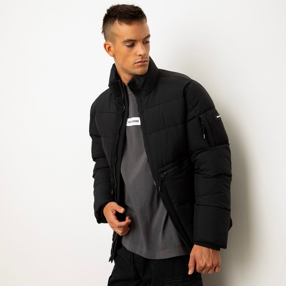 AMERICANINO - Parka Acolchada Recto Hombre Americanino