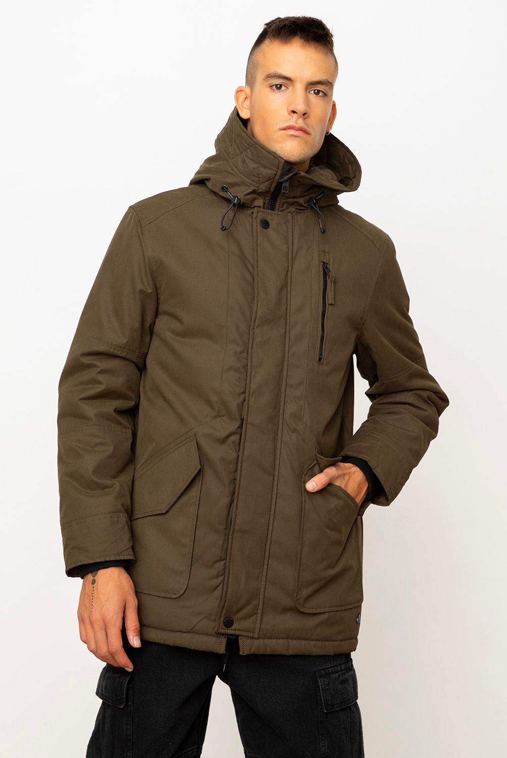 AMERICANINO - Parka Lisa Recto Hombre Americanino
