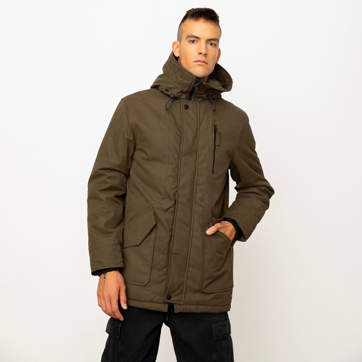 AMERICANINO - Parka Lisa Recto Hombre Americanino