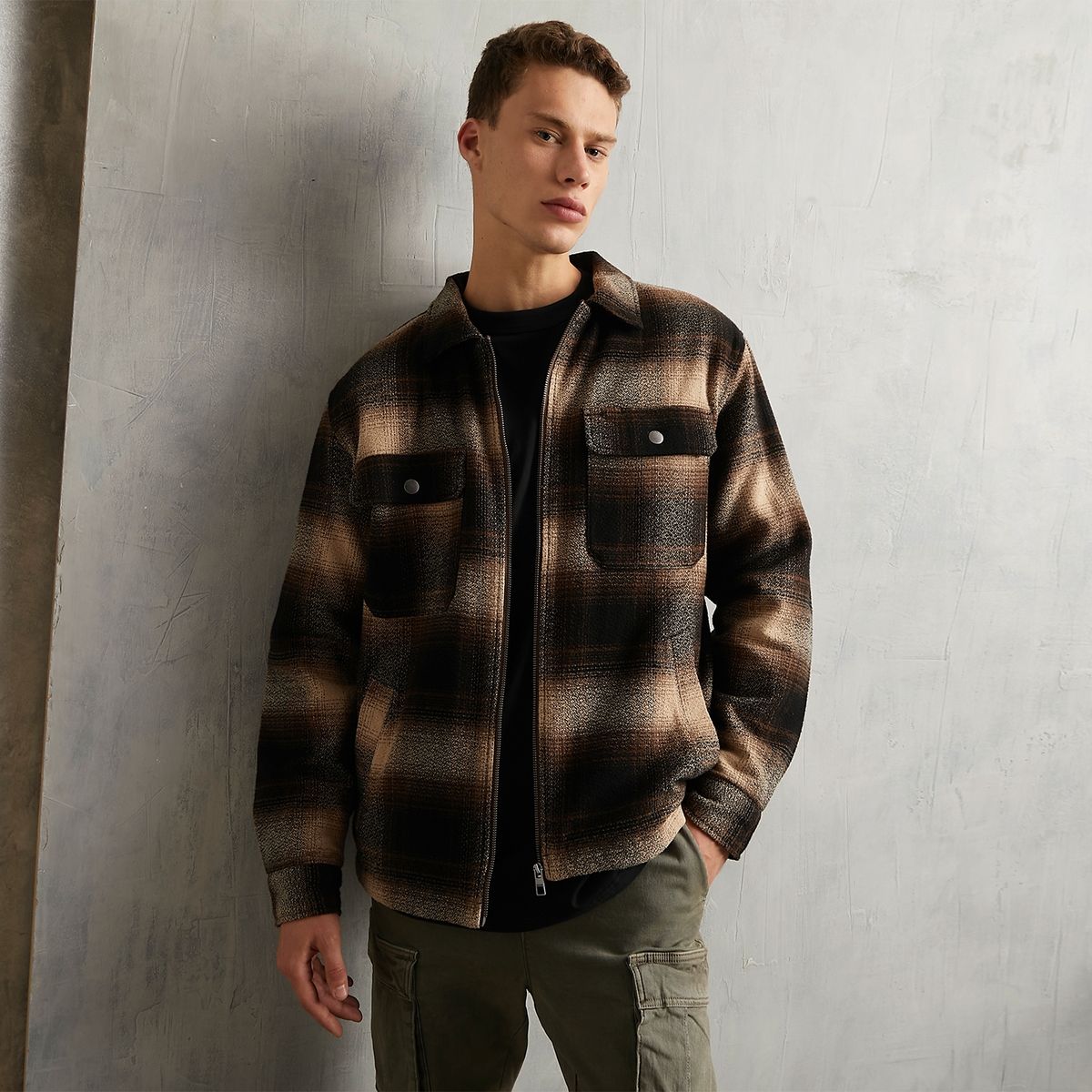 AMERICANINO - Chaqueta Acolchada Oversize Hombre Americanino