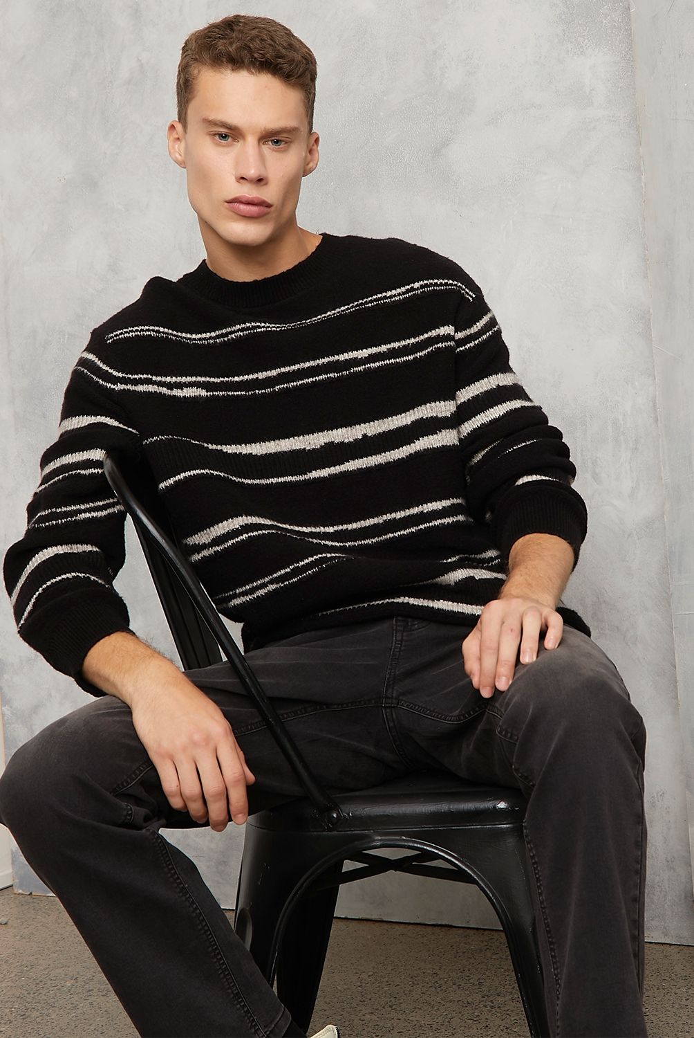 AMERICANINO - Sweater Oversize Algodón Hombre Americanino