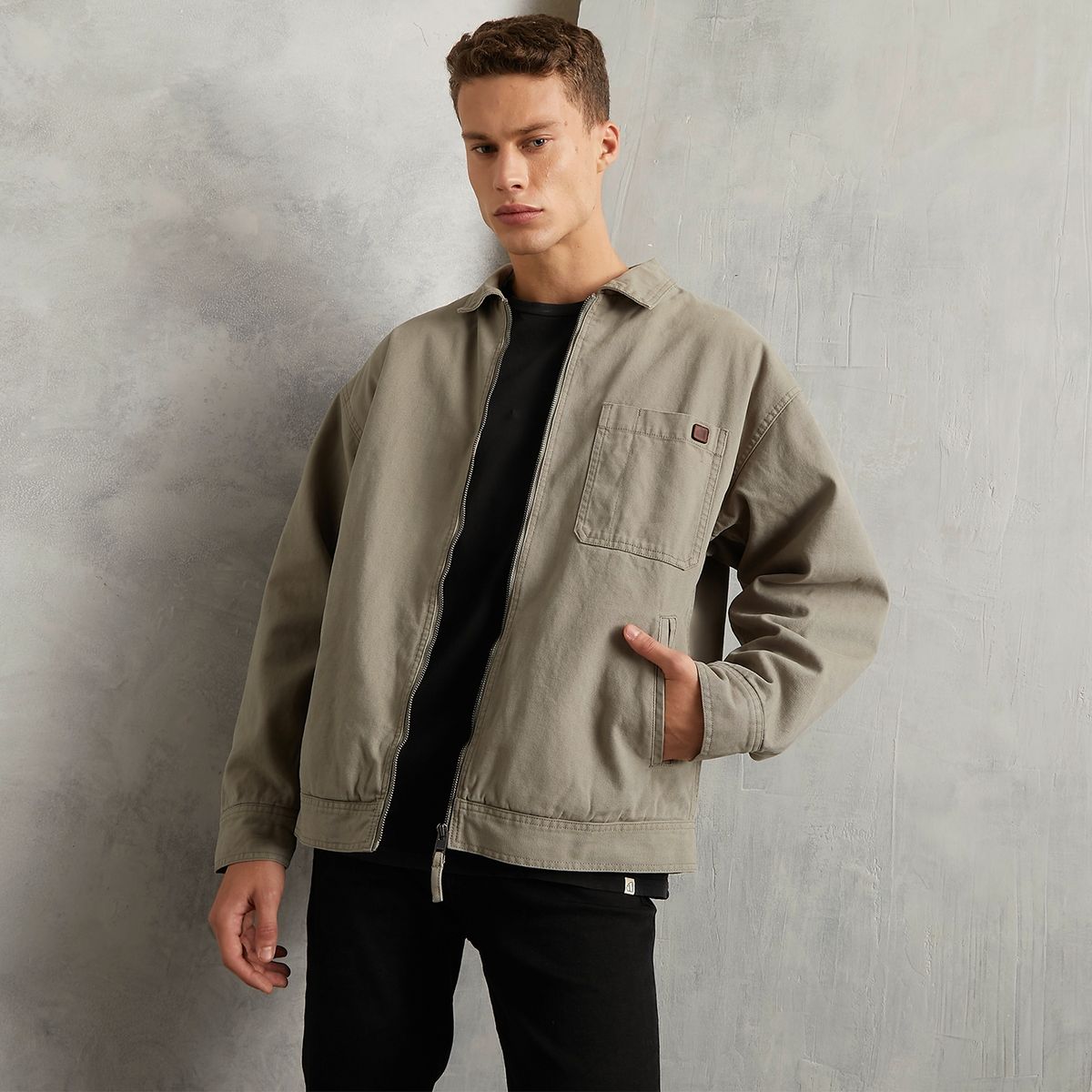 AMERICANINO - Chaqueta Gabardina Oversize Hombre Americanino