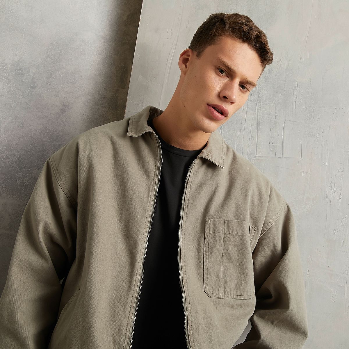 AMERICANINO - Chaqueta Gabardina Oversize Hombre Americanino