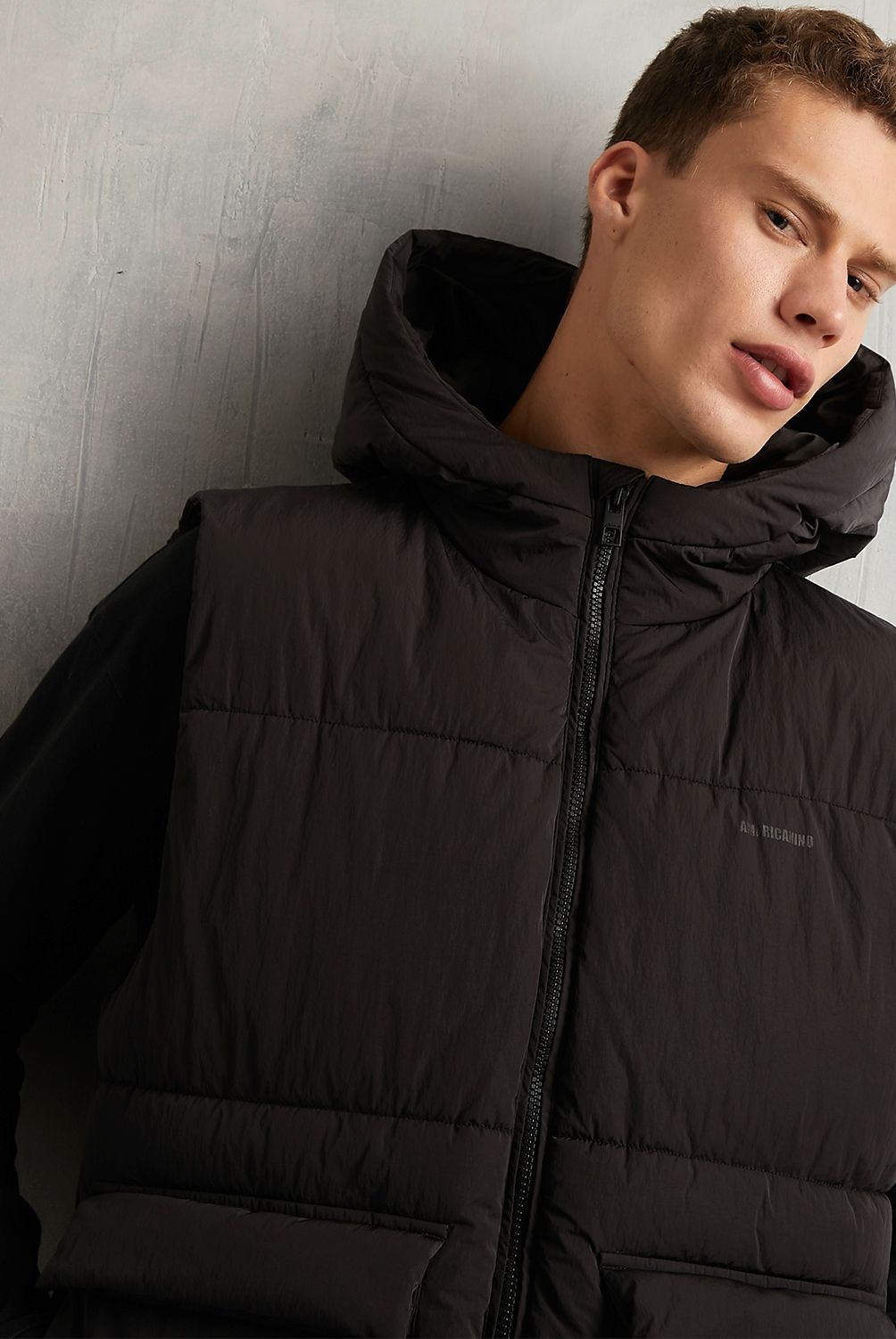 AMERICANINO - Parka Sin Mangas Puffer Oversize Hombre Americanino