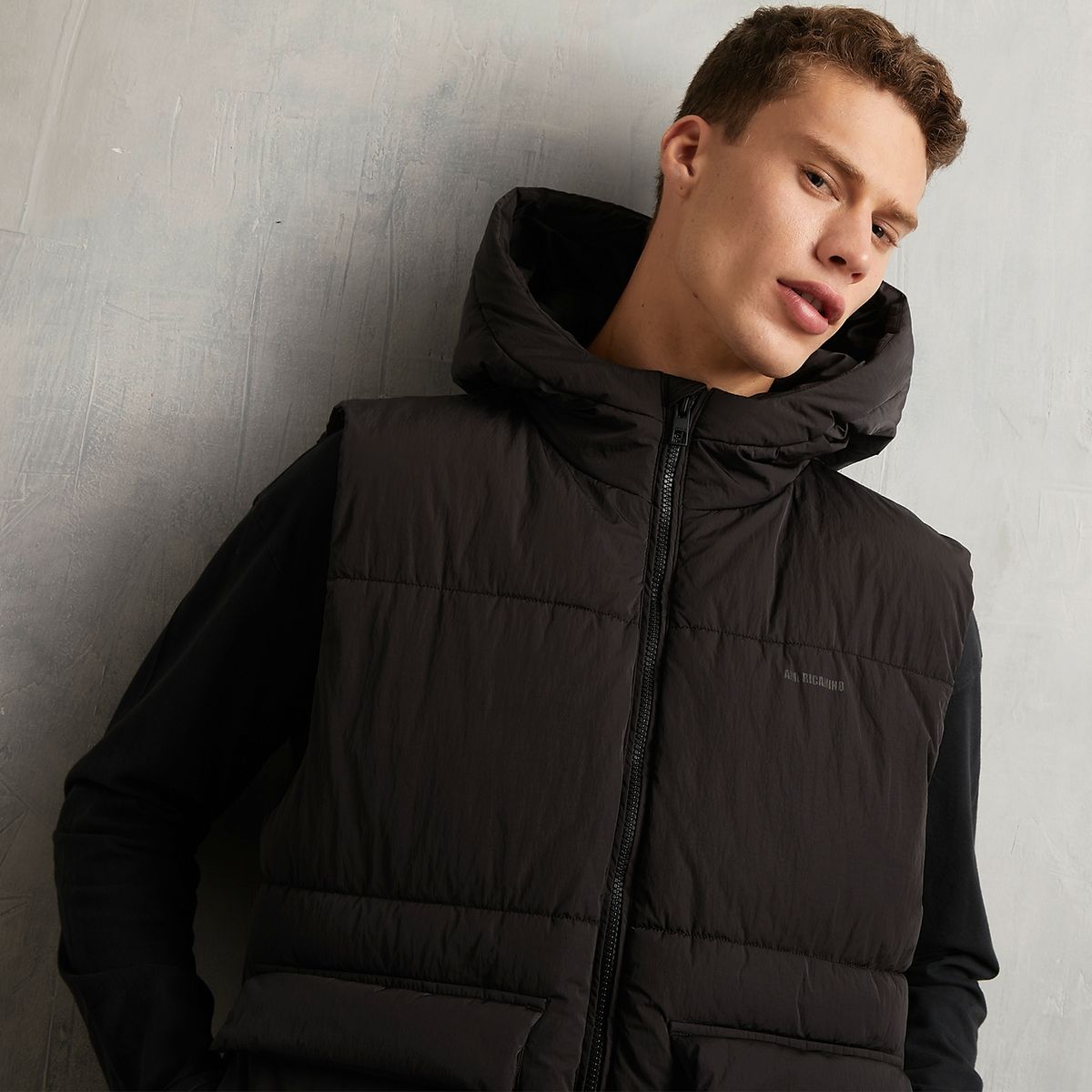 AMERICANINO - Parka Sin Mangas Puffer Oversize Hombre Americanino