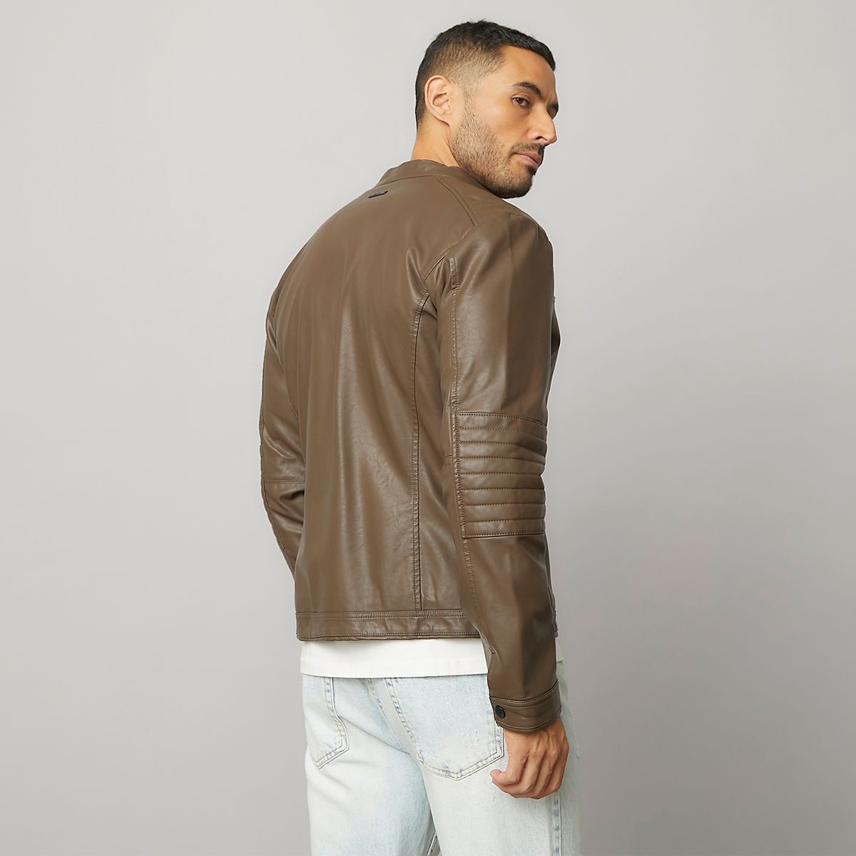 MOSSIMO - Chaqueta De Pu Recto Hombre Mossimo