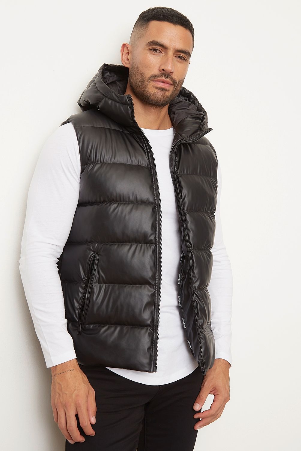 MOSSIMO - Parka Puffer Sin Mangas Hombre Mossimo