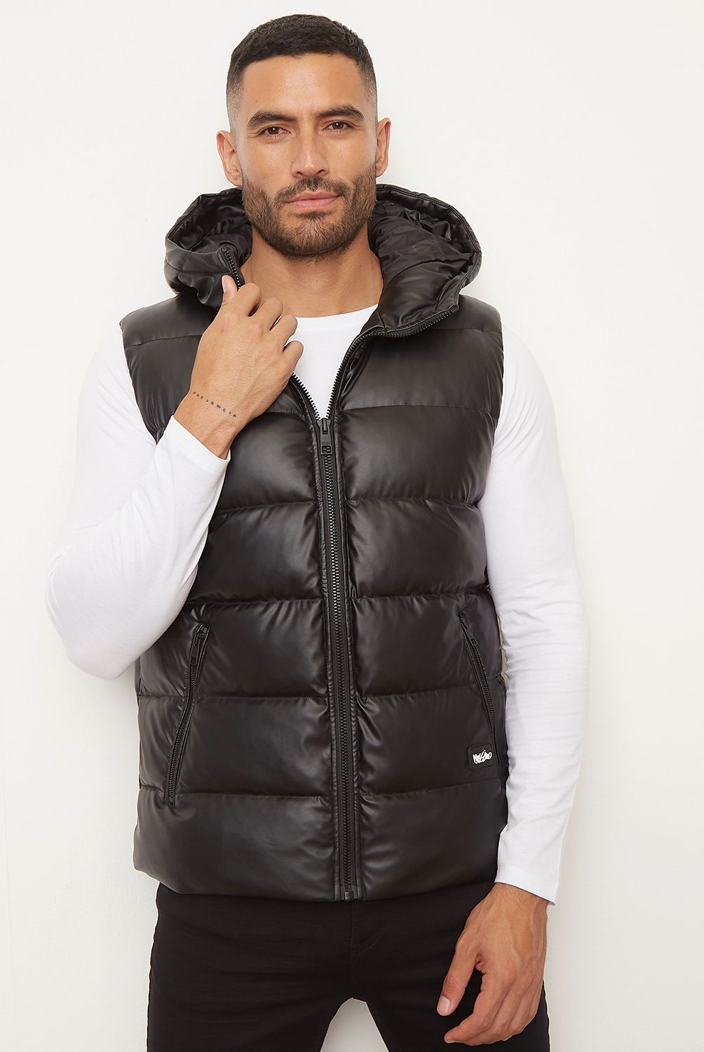 MOSSIMO - Parka Puffer Sin Mangas Hombre Mossimo