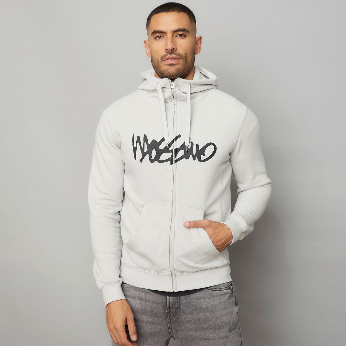 MOSSIMO - Polerón Con Cierre Recto Hombre Mossimo