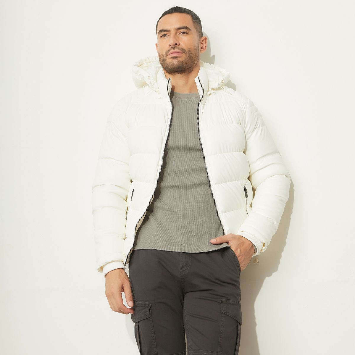 MOSSIMO - Parka Puffa Hombre Mossimo
