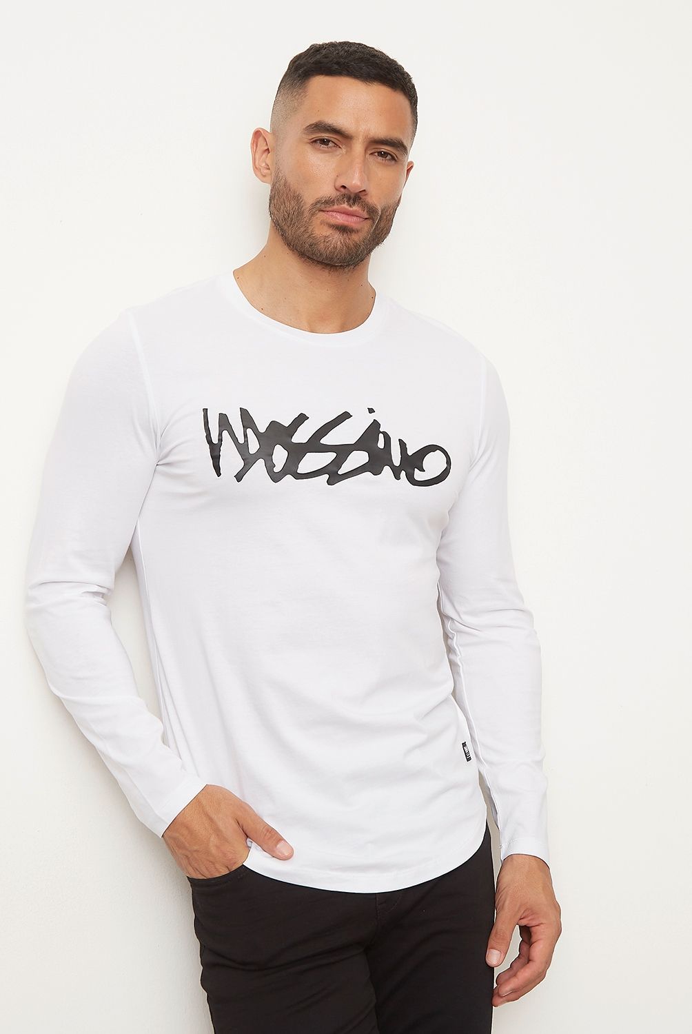 MOSSIMO - Polera Manga Larga Algodón Hombre Mossimo