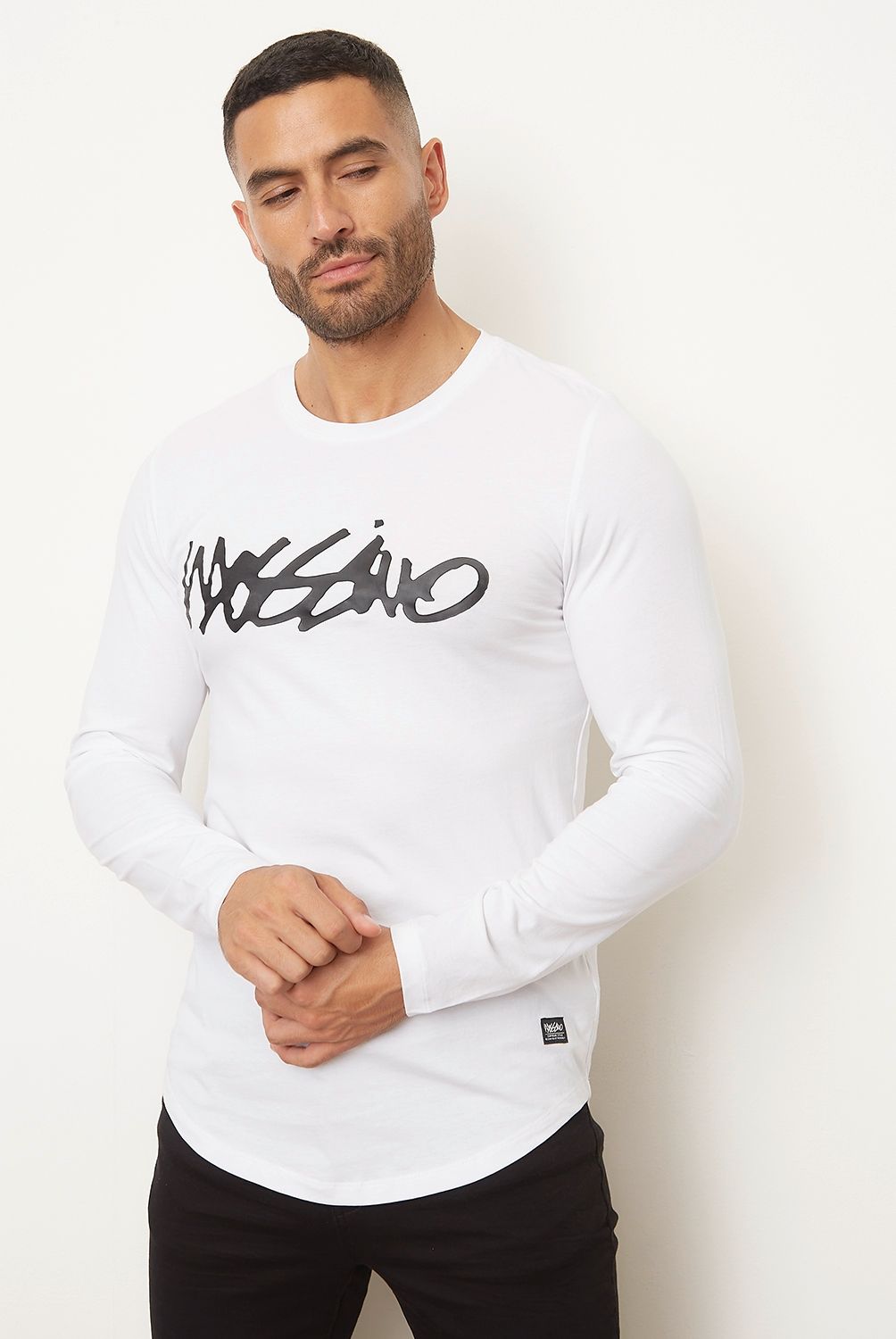 MOSSIMO - Polera Manga Larga Algodón Hombre Mossimo