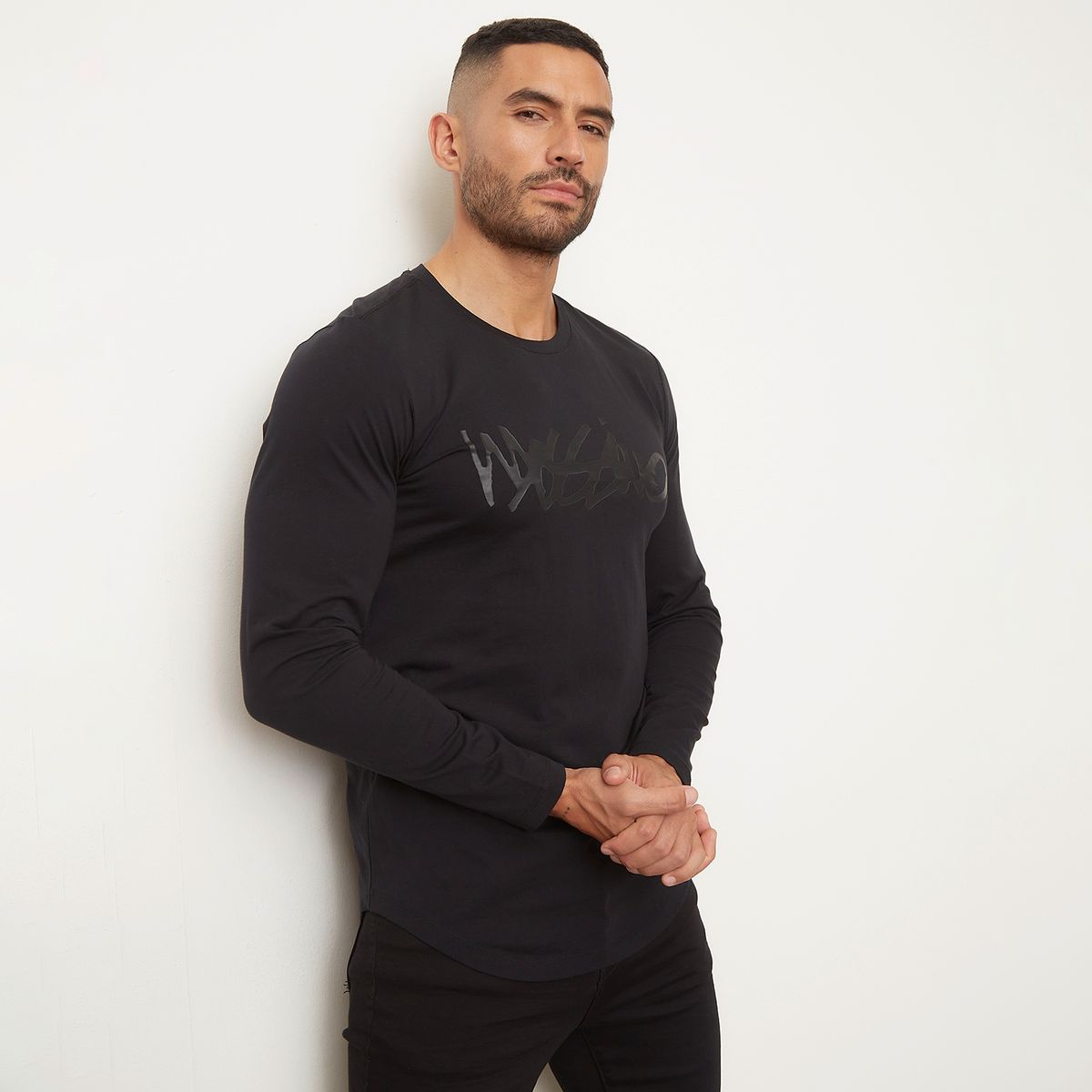 MOSSIMO - Polera Manga Larga Algodón Hombre Mossimo