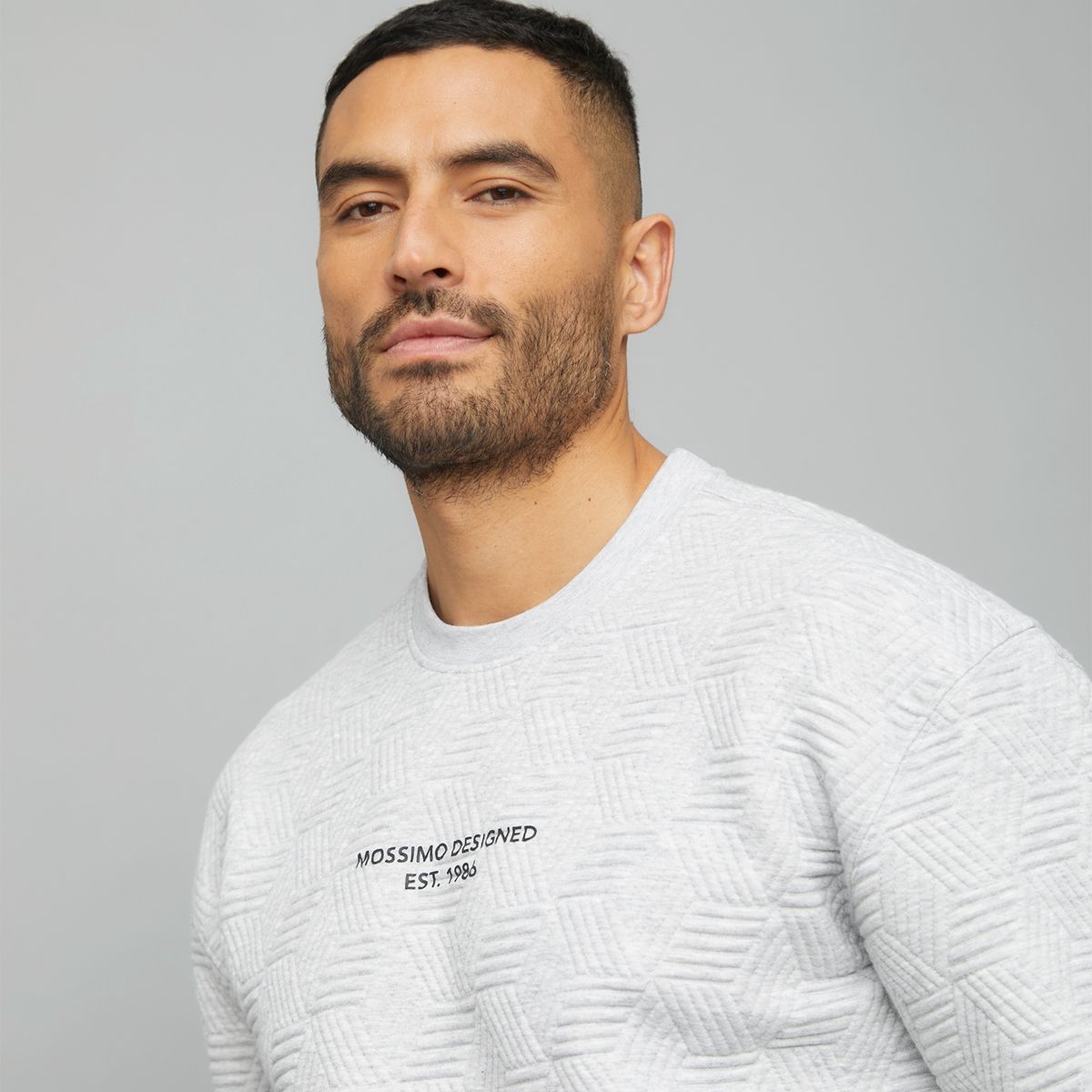 MOSSIMO - Polerón Cuello Polo Recto Hombre Mossimo