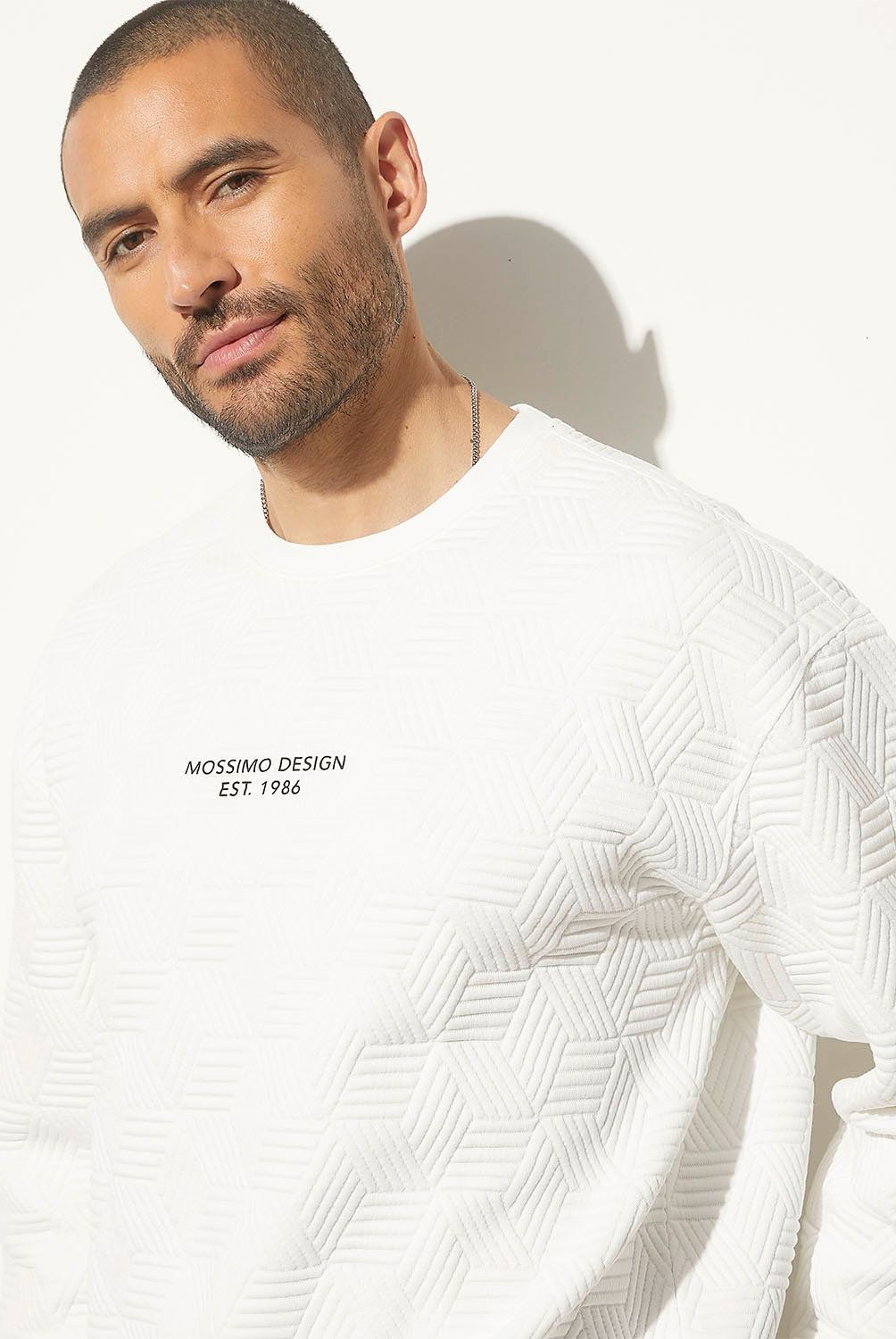 MOSSIMO - Polerón Cuello Polo Recto Hombre Mossimo