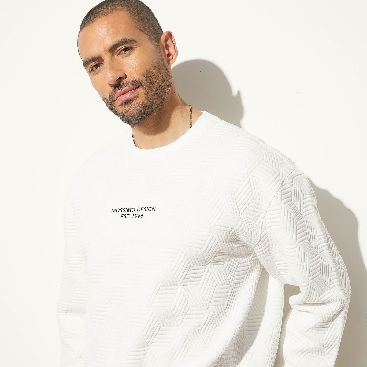 MOSSIMO - Polerón Cuello Polo Recto Hombre Mossimo