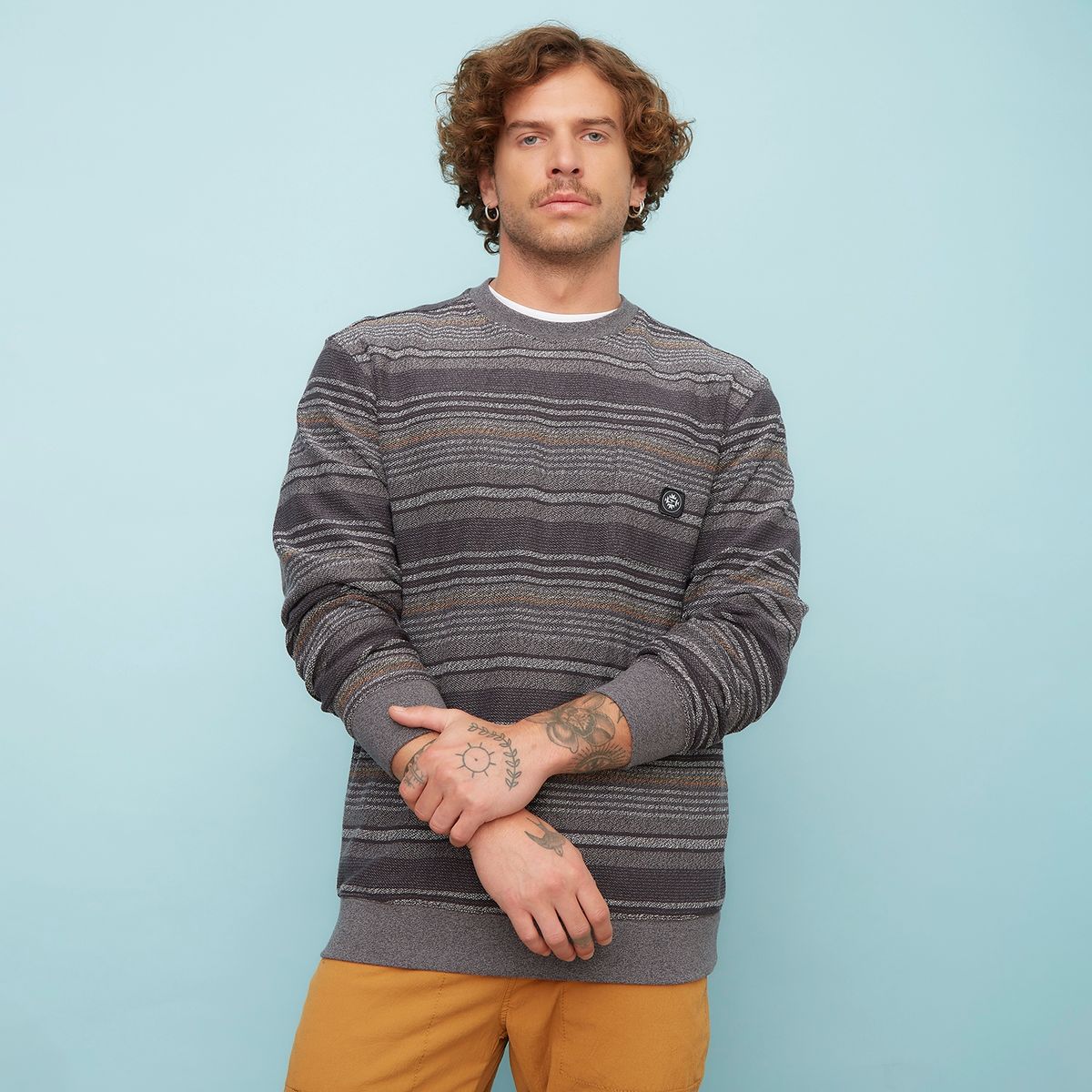 DOO AUSTRALIA - Polerón Cuello Redondo Algodón Hombre Doo Australia