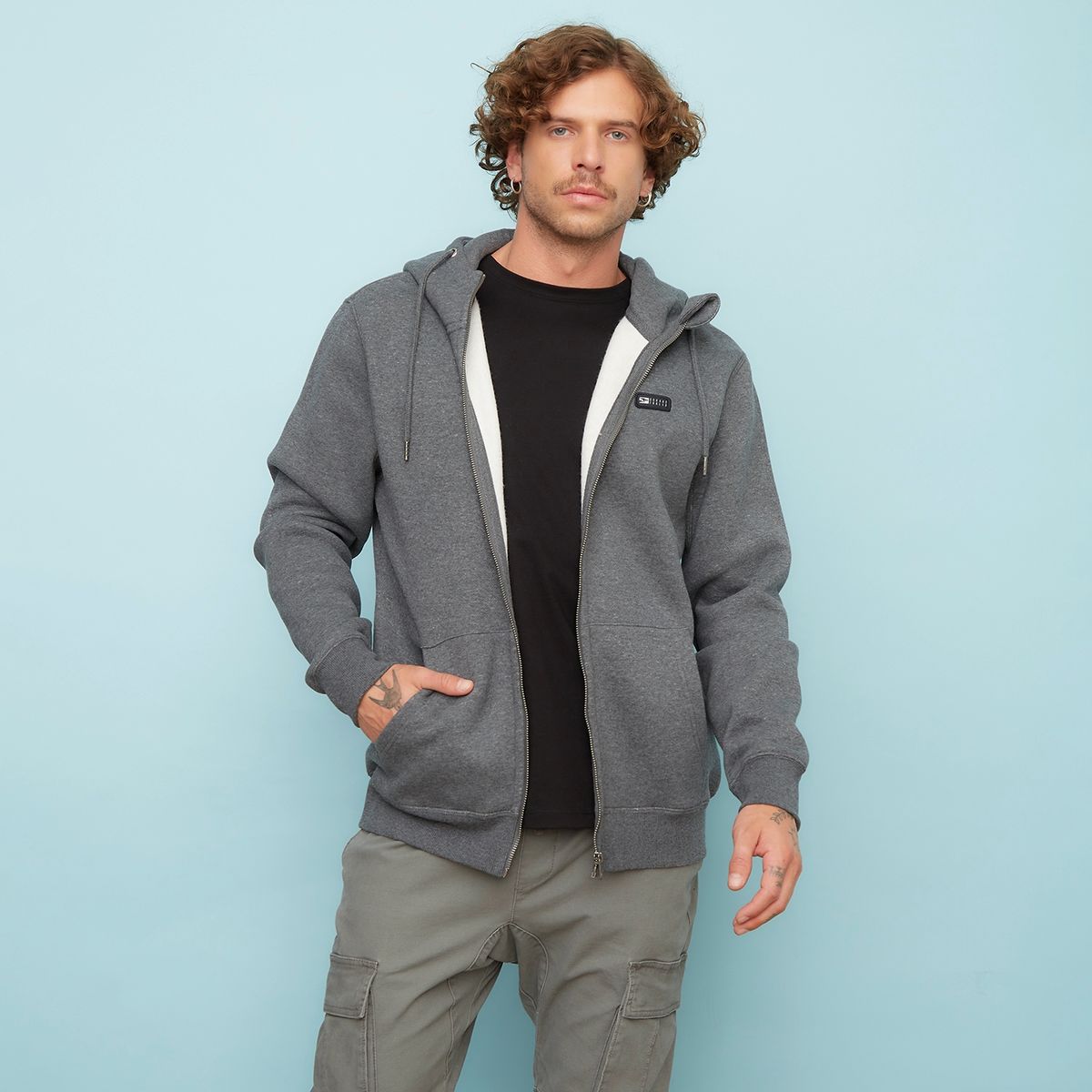 DOO AUSTRALIA - Polerón Hombre Sshz Mel W Algodón Doo Australia