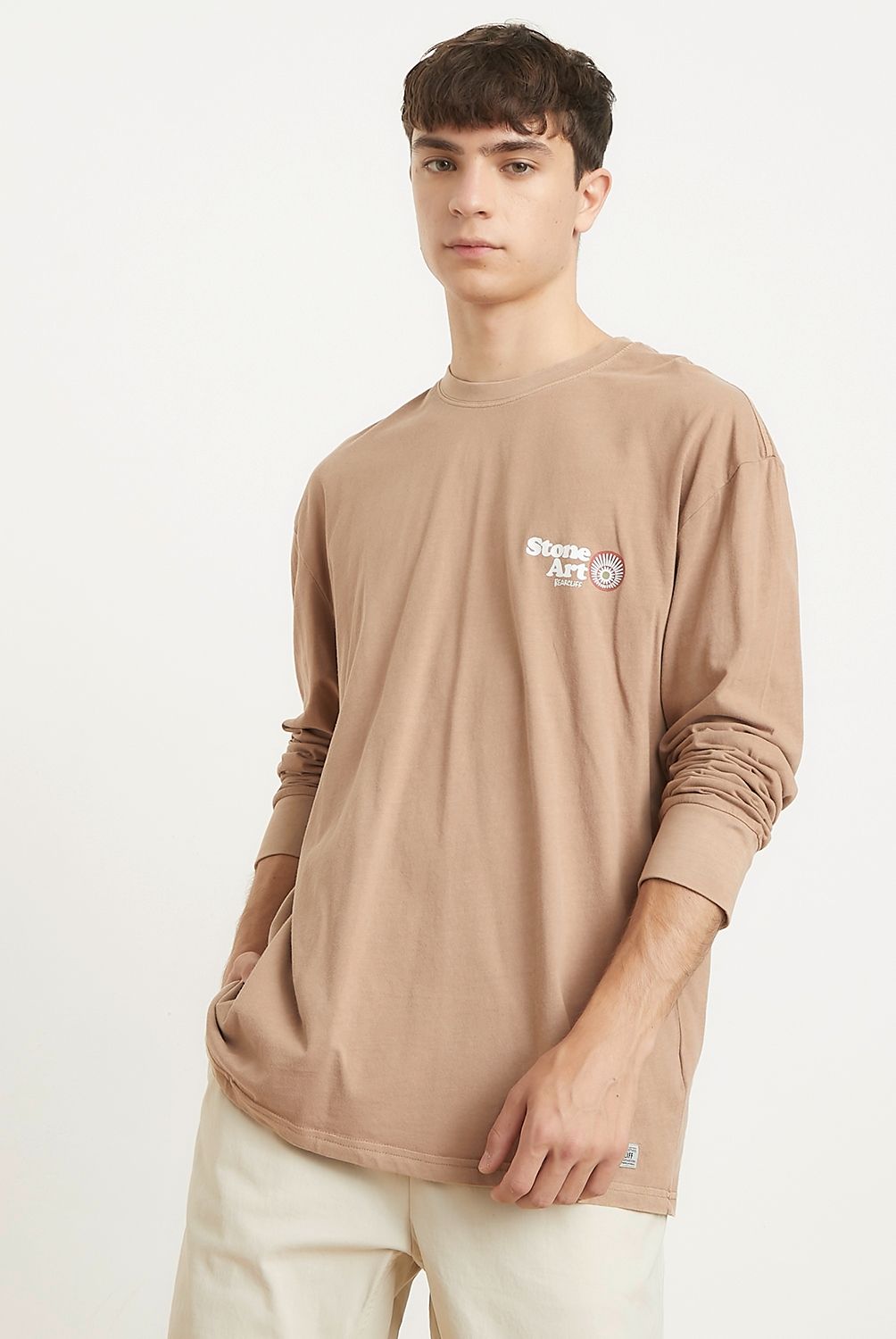 BEARCLIFF - Polera Manga Larga Algodón Hombre Bearcliff