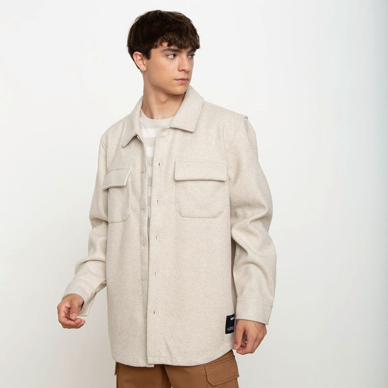 BEARCLIFF - Sobrecamisa Oversize Hombre Bearcliff