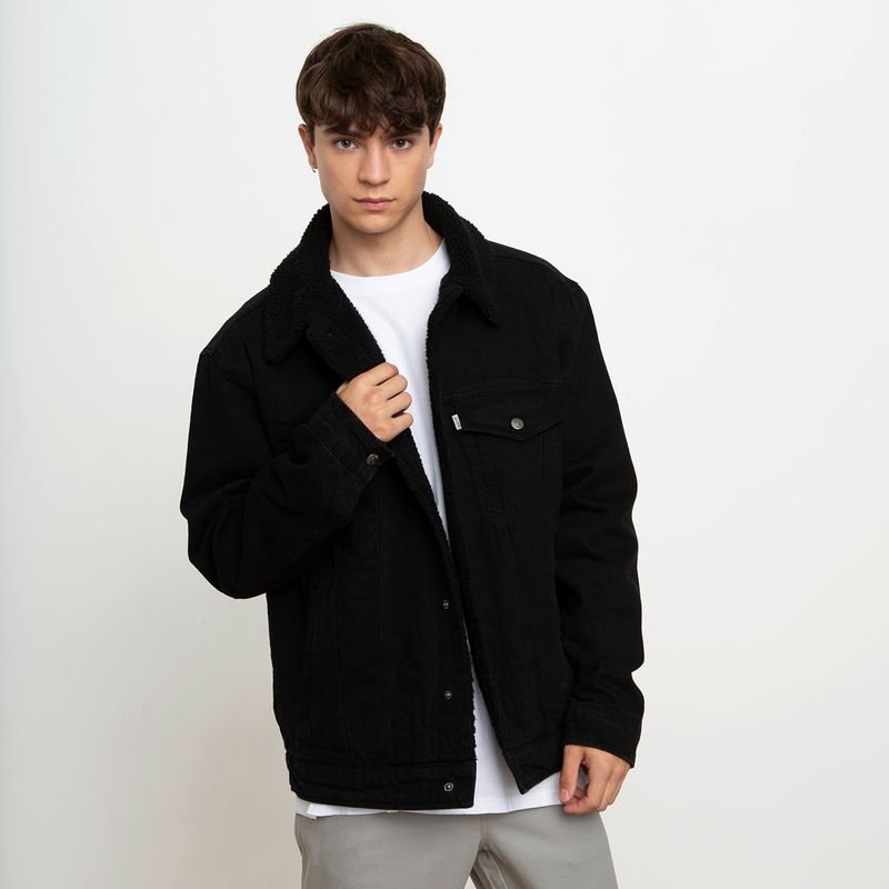 BEARCLIFF - Chaqueta Denim Oversize Hombre Bearcliff