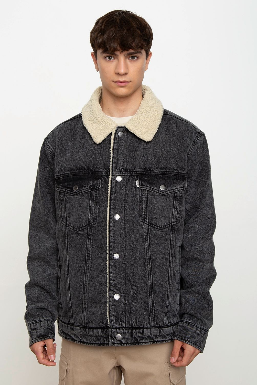 BEARCLIFF - Chaqueta Denim Oversize Hombre Bearcliff