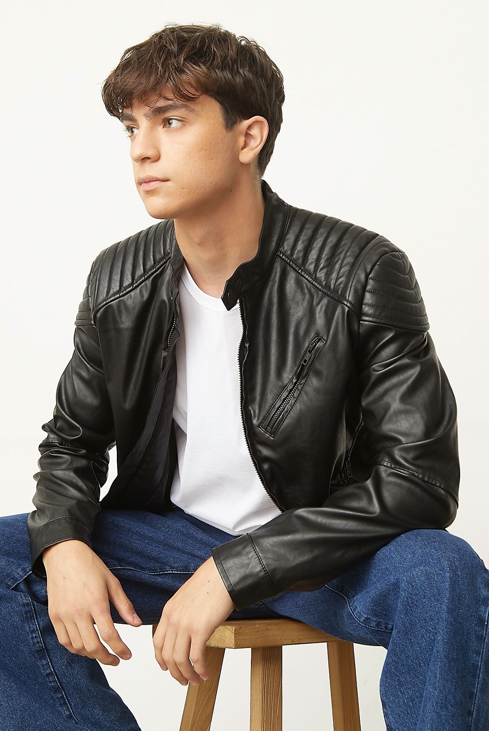 BEARCLIFF - Chaqueta Pu Hombre Bearcliff