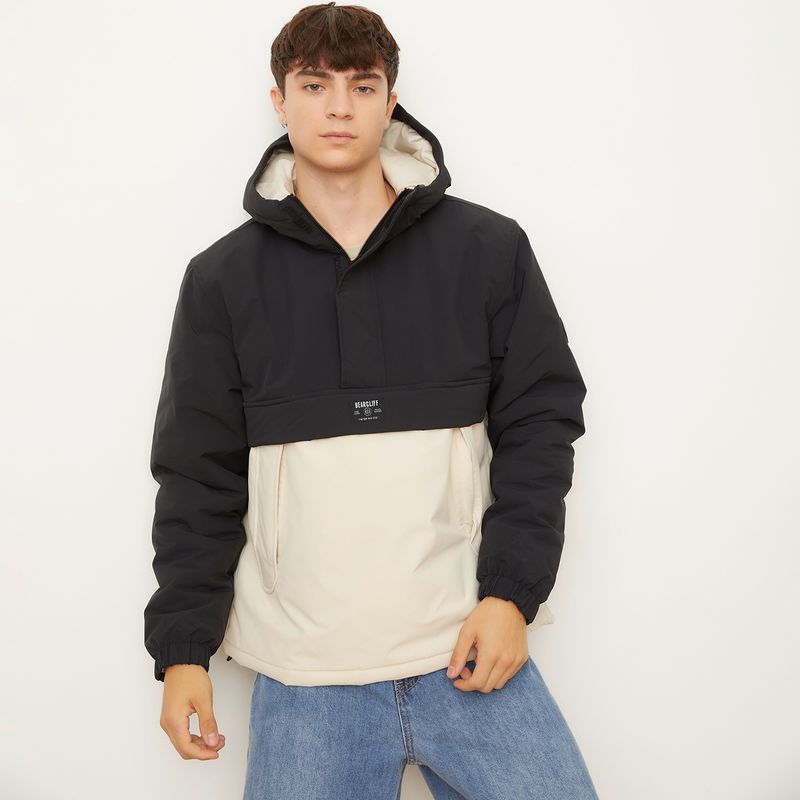 BEARCLIFF - Parka Bicolor Recto Hombre Bearcliff