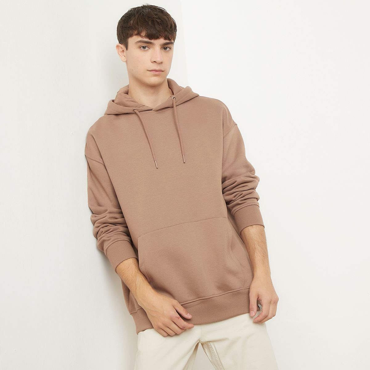 BEARCLIFF - Polerón Hoodie Oversize Fit Algodón Hombre Bearcliff