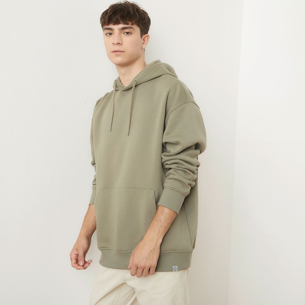BEARCLIFF - Polerón Hoodie Oversize Fit Algodón Hombre Bearcliff