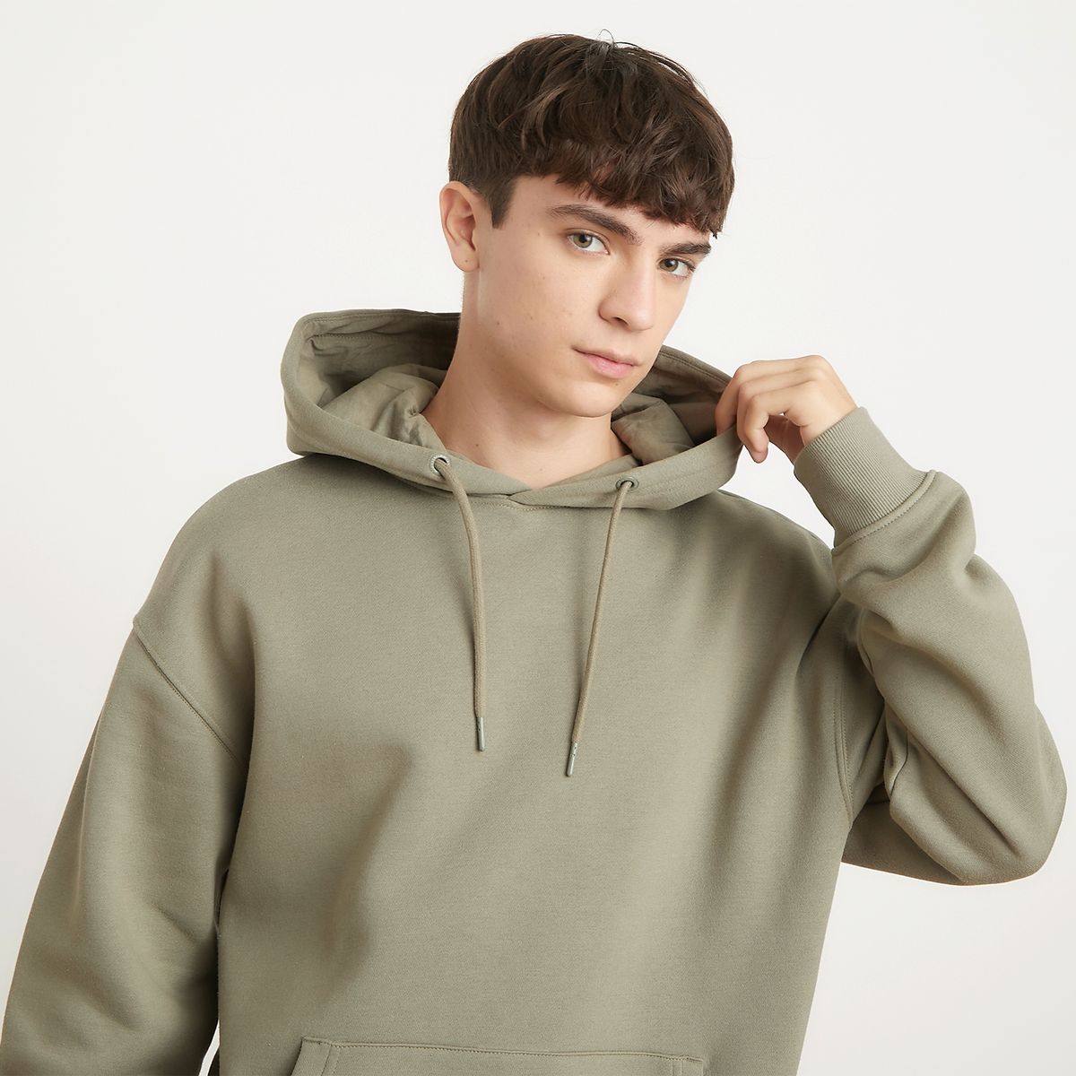BEARCLIFF - Polerón Hoodie Oversize Fit Algodón Hombre Bearcliff