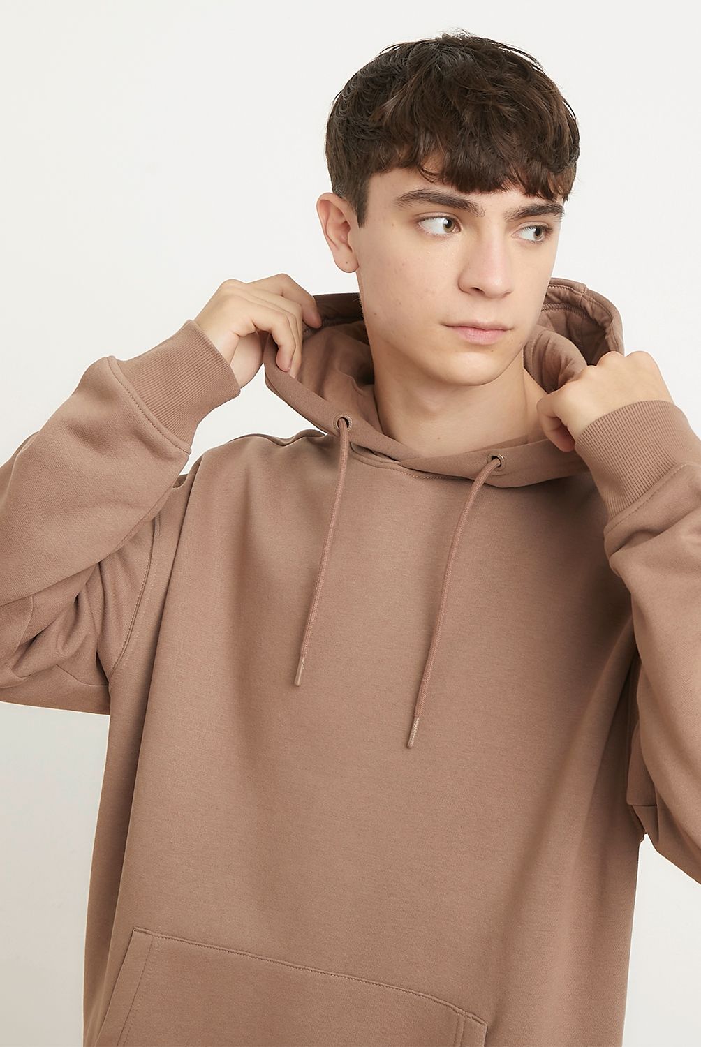BEARCLIFF - Polerón Hoodie Oversize Fit Algodón Hombre Bearcliff