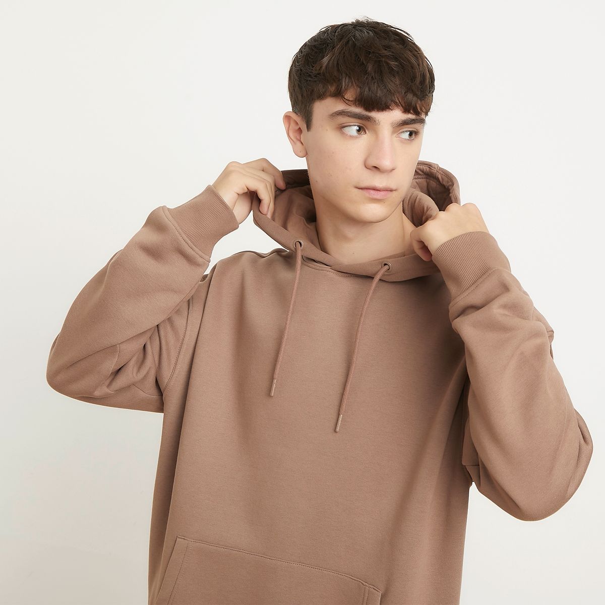 BEARCLIFF - Polerón Hoodie Oversize Fit Algodón Hombre Bearcliff