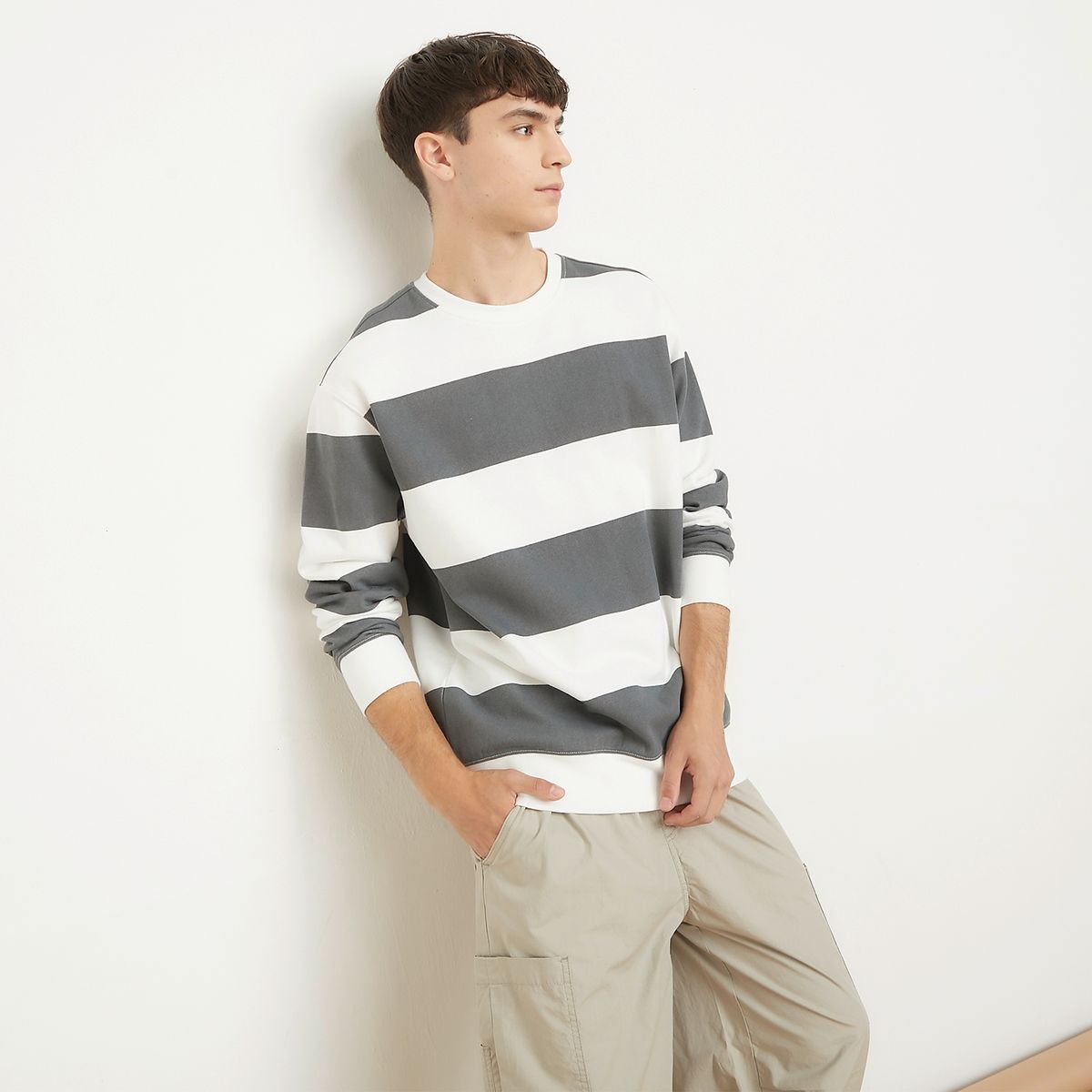 BEARCLIFF - Polerón Hoodie Oversize Fit  Algodón Hombre Bearcliff