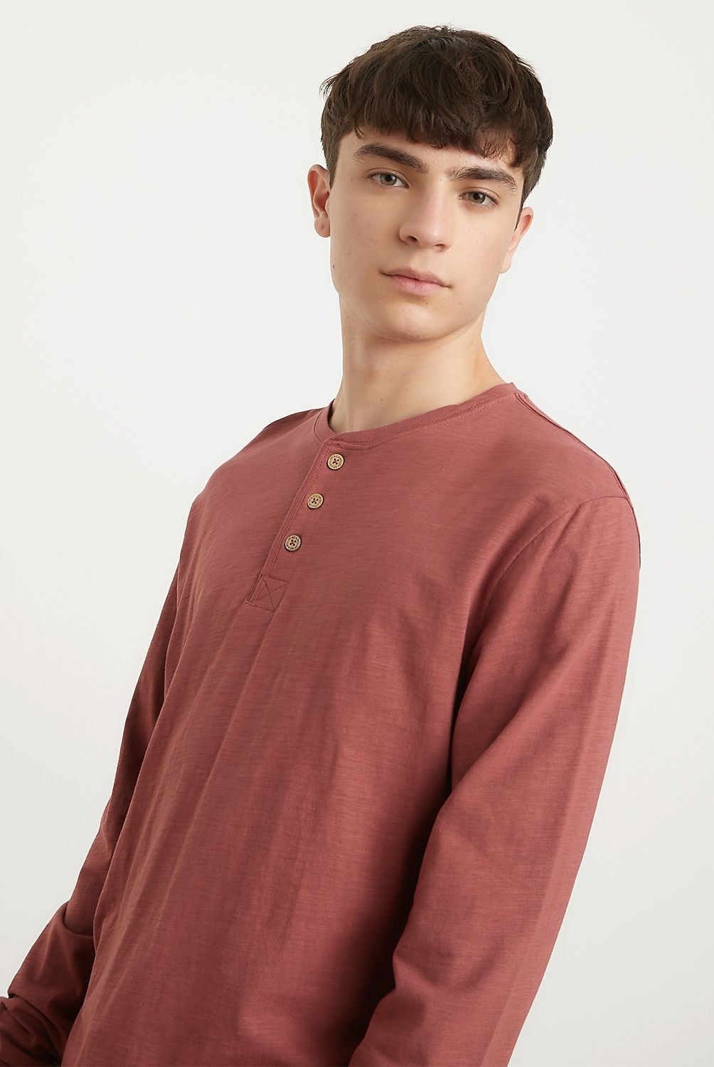 BEARCLIFF - Polera Manga Larga Algodón Hombre Bearcliff