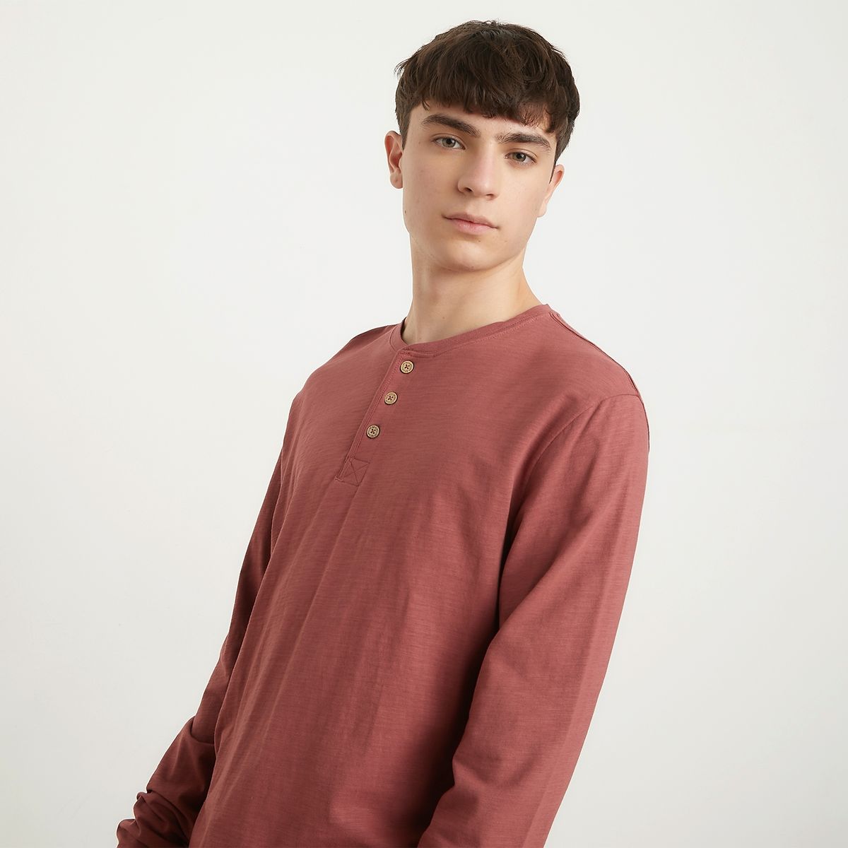 BEARCLIFF - Polera Manga Larga Algodón Hombre Bearcliff