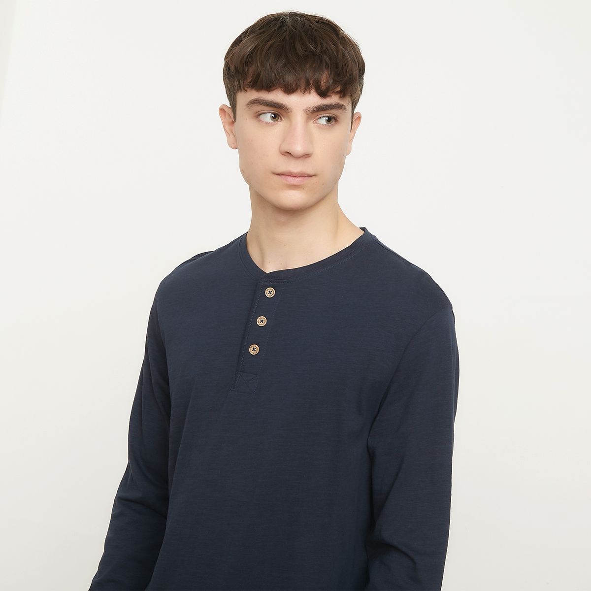 BEARCLIFF - Polera Manga Larga Algodón Hombre Bearcliff