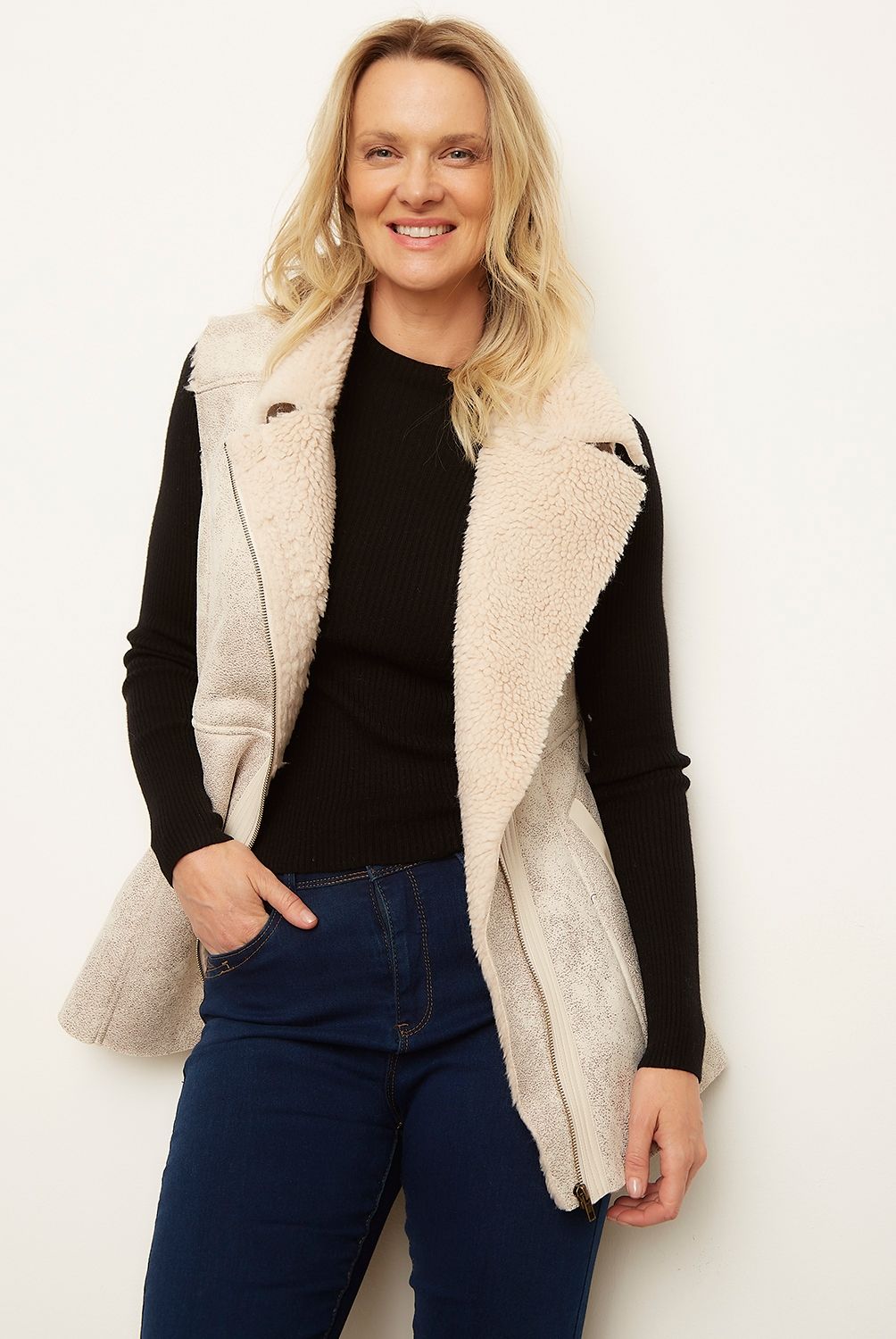 NEWPORT - Chaqueta Eco Cuero Mujer Newport