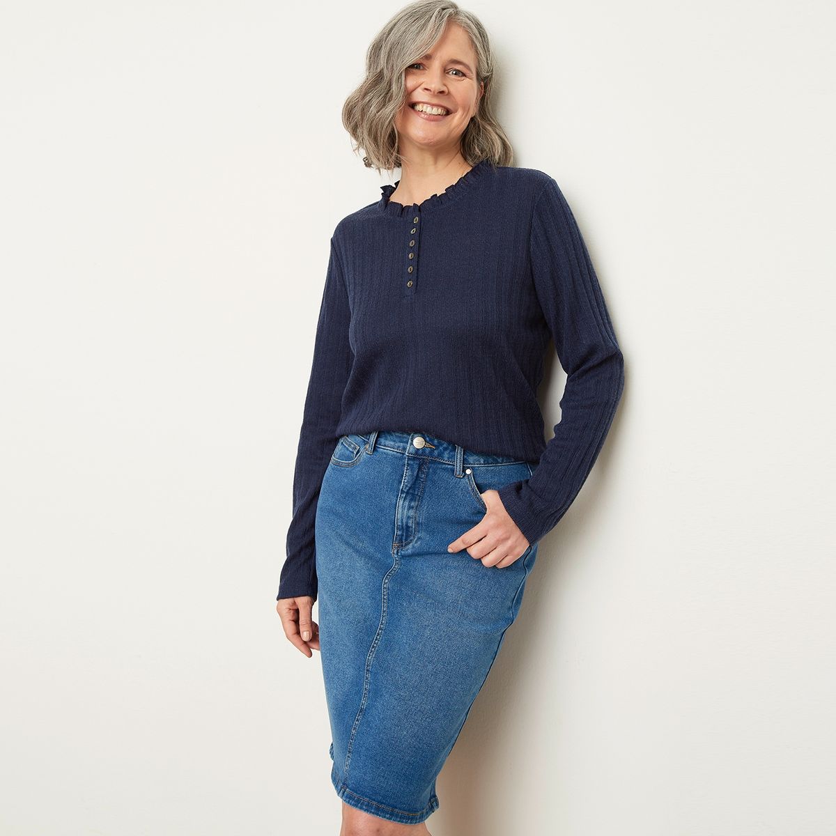 NEWPORT - Polera Manga Larga Mujer Newport