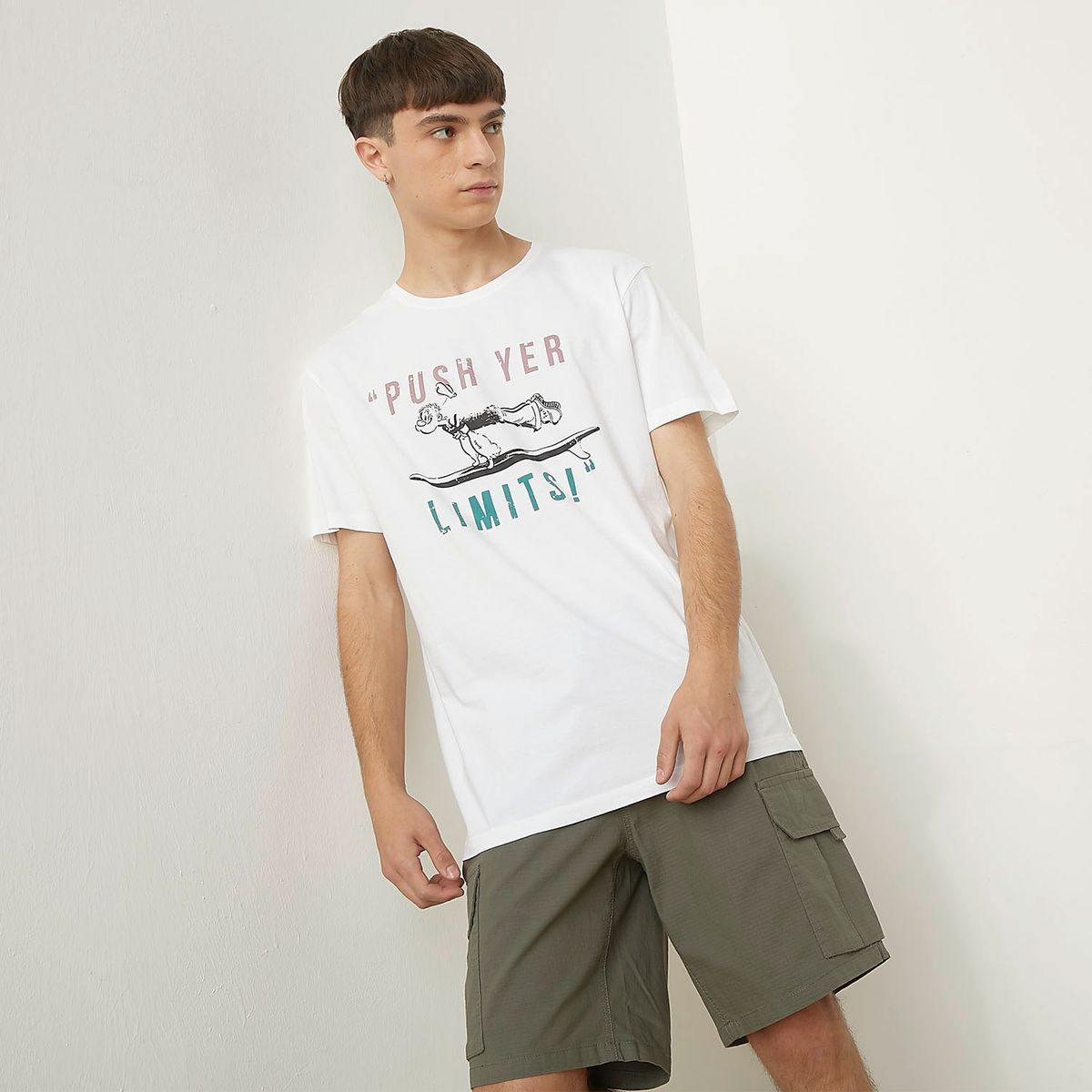 BEARCLIFF - Polera Manga Corta Algodón Hombre Bearcliff