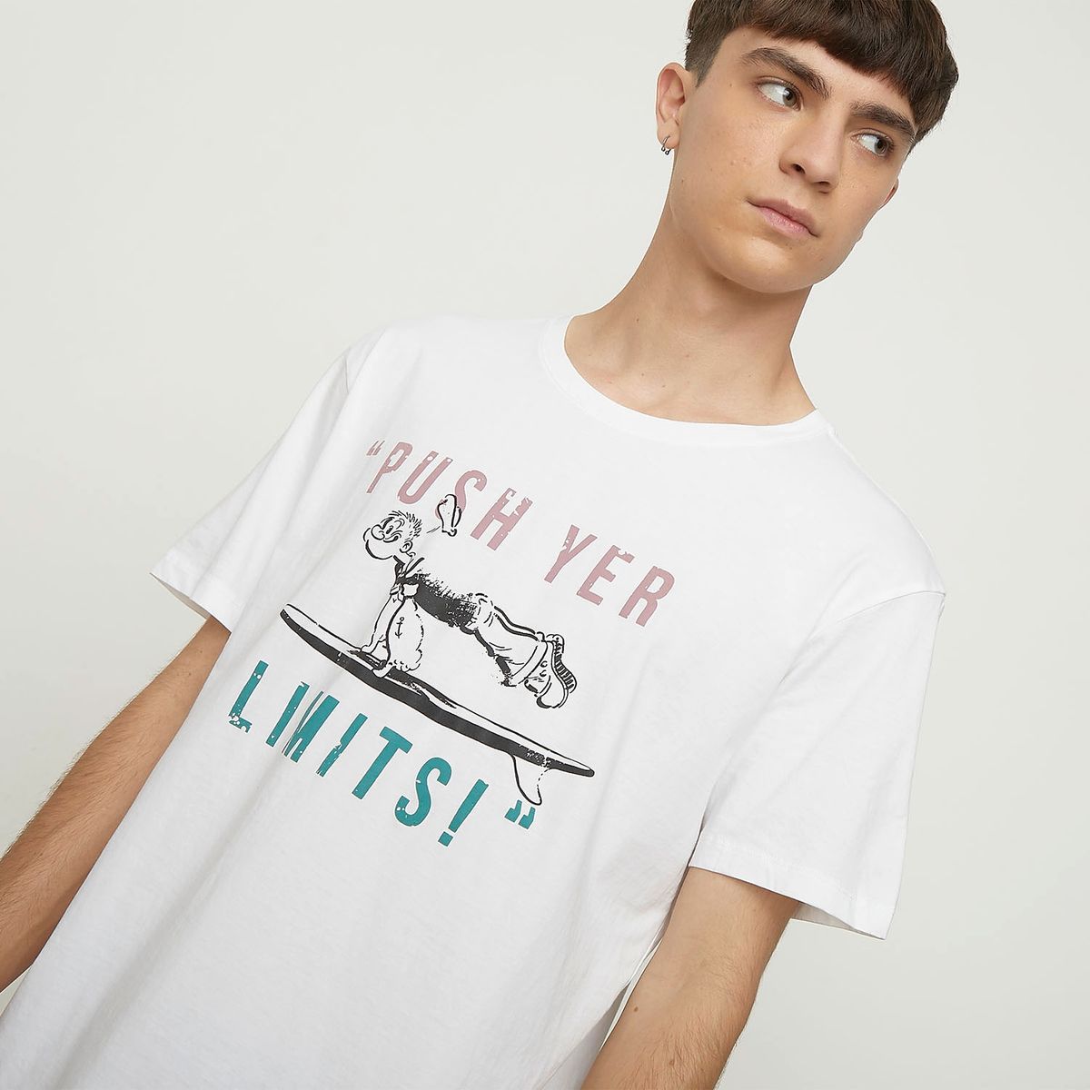 BEARCLIFF - Polera Manga Corta Algodón Hombre Bearcliff